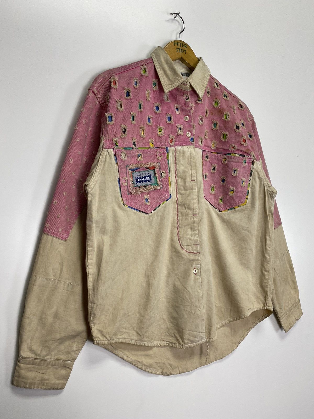 Japanese Brand × Vintage Damage Button Jacket Size US M / EU 48-50 / 2 - 5 Thumbnail