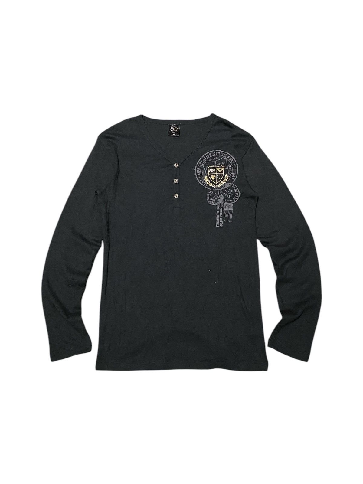 Yasuyukiw Ishii—Skull & Rose Long Sleeve Yasuyuki Ishii Yasuyuki Ishii Guns N' Roses Long-Sleeve