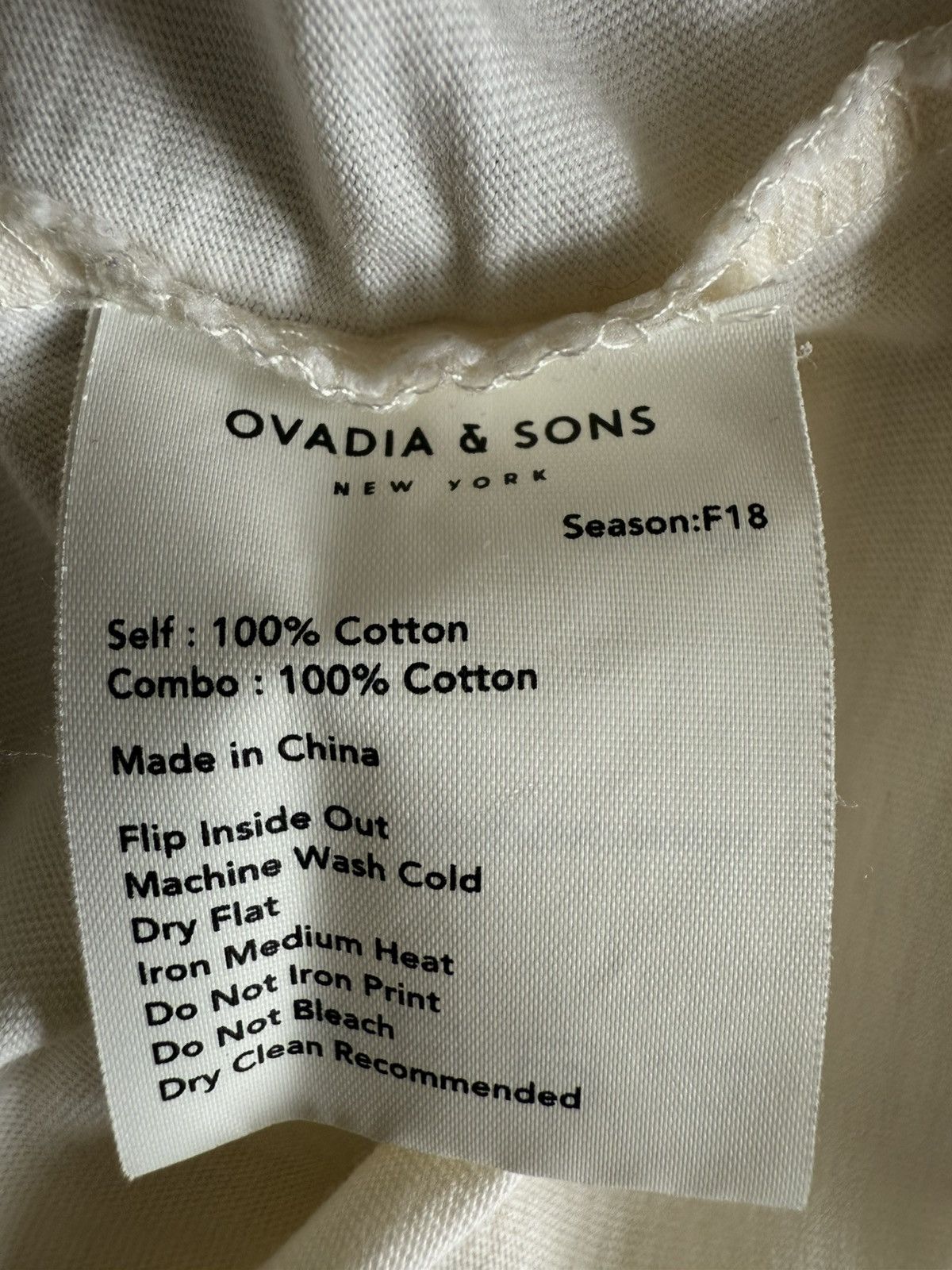 Ovadia & Sons Ovadia cream color T-shirt M Size US M / EU 48-50 / 2 - 7 Thumbnail