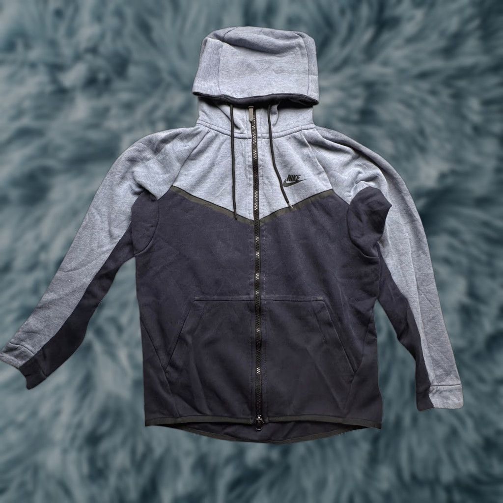 Nike Nike Tech Fleece Windrunner Hoodie Jacket Mens S Obsidian Blue 885904-437 Jacket Hoodie Urban Casual Activewear Mens Sweatshirt-Blue Size US S / EU 44-46 / 1 - 1 Thumbnail