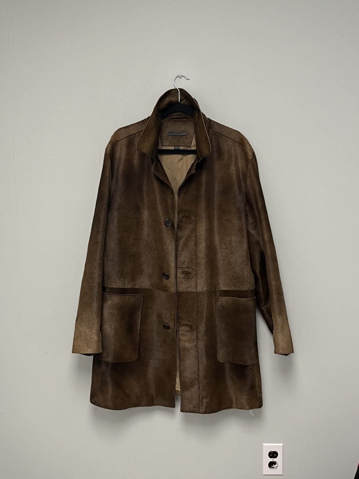John Varvatos Calf Hair Coat. Size EU 52 USA 42 Size US L / EU 52-54 / 3 - 6 Thumbnail