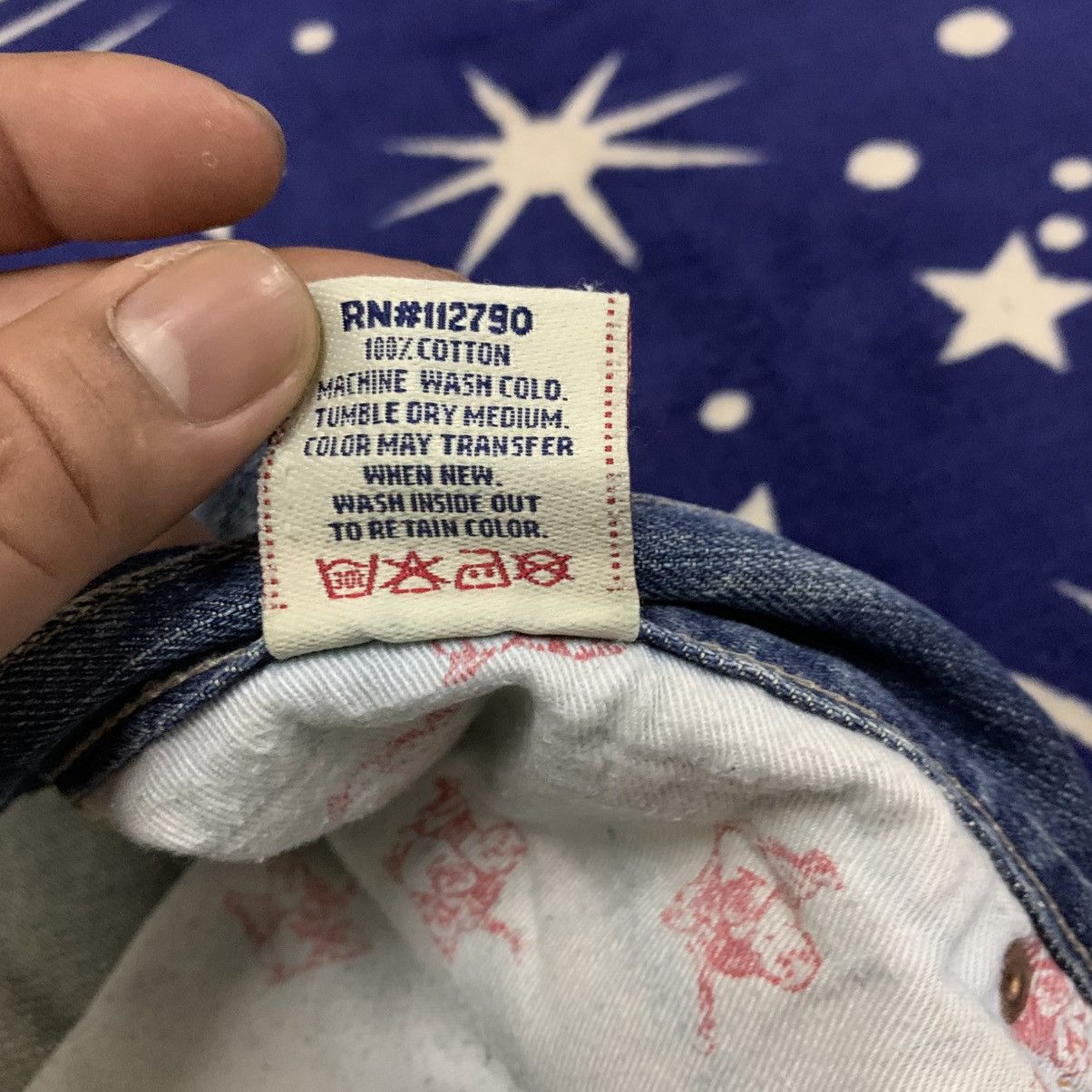 True Religion True Religion Section Billy Mushroom Patch Denim Distressed Size US 35 - 13 Thumbnail