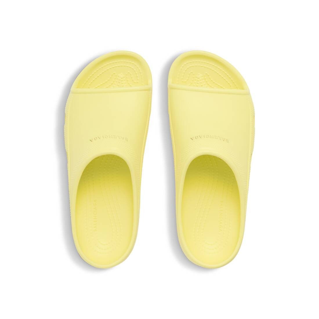Balenciaga × Crocs o1w1db10326 Crocs™ Slide Sandals in Yellow Size US 6 / EU 39 - 5 Thumbnail