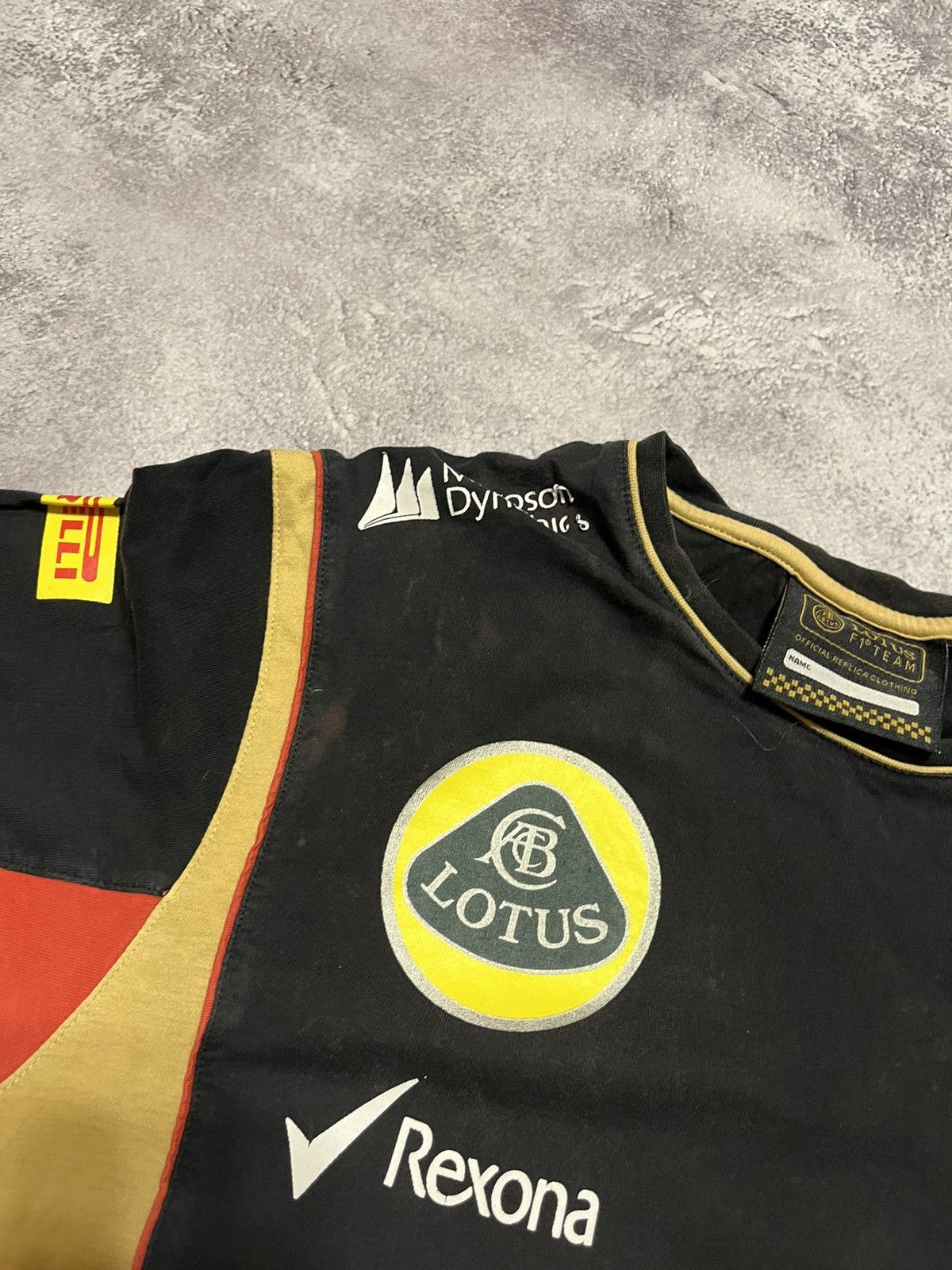 Formula 1 Lotus F1 team Romain Grosjean USED tee shirt Size US M / EU 48-50 / 2 - 7 Thumbnail