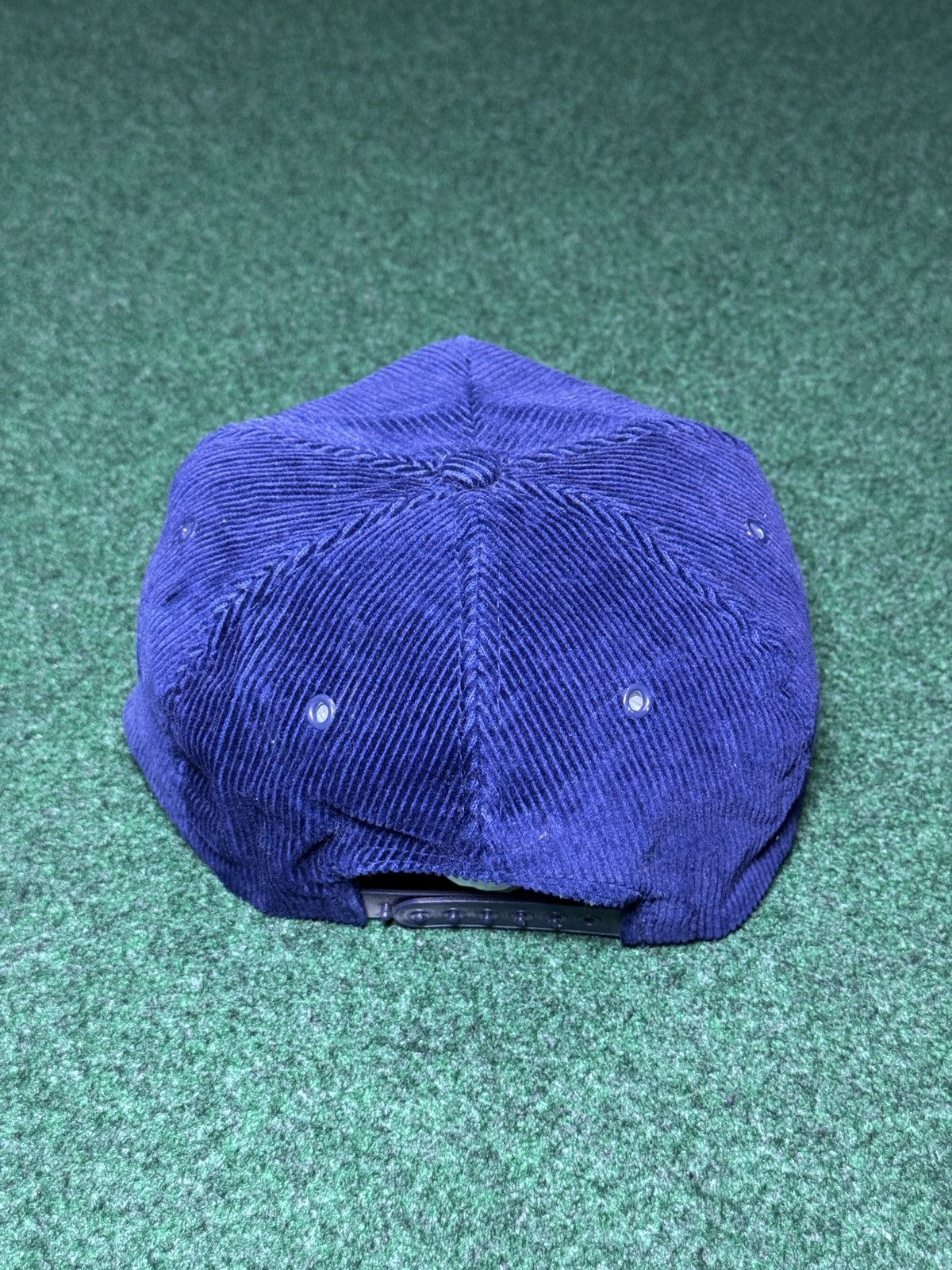 Vintage Vintage 90s Georgetown Hoyas Corduroy Blue Snapback Hat Size ONE SIZE - 3 Thumbnail