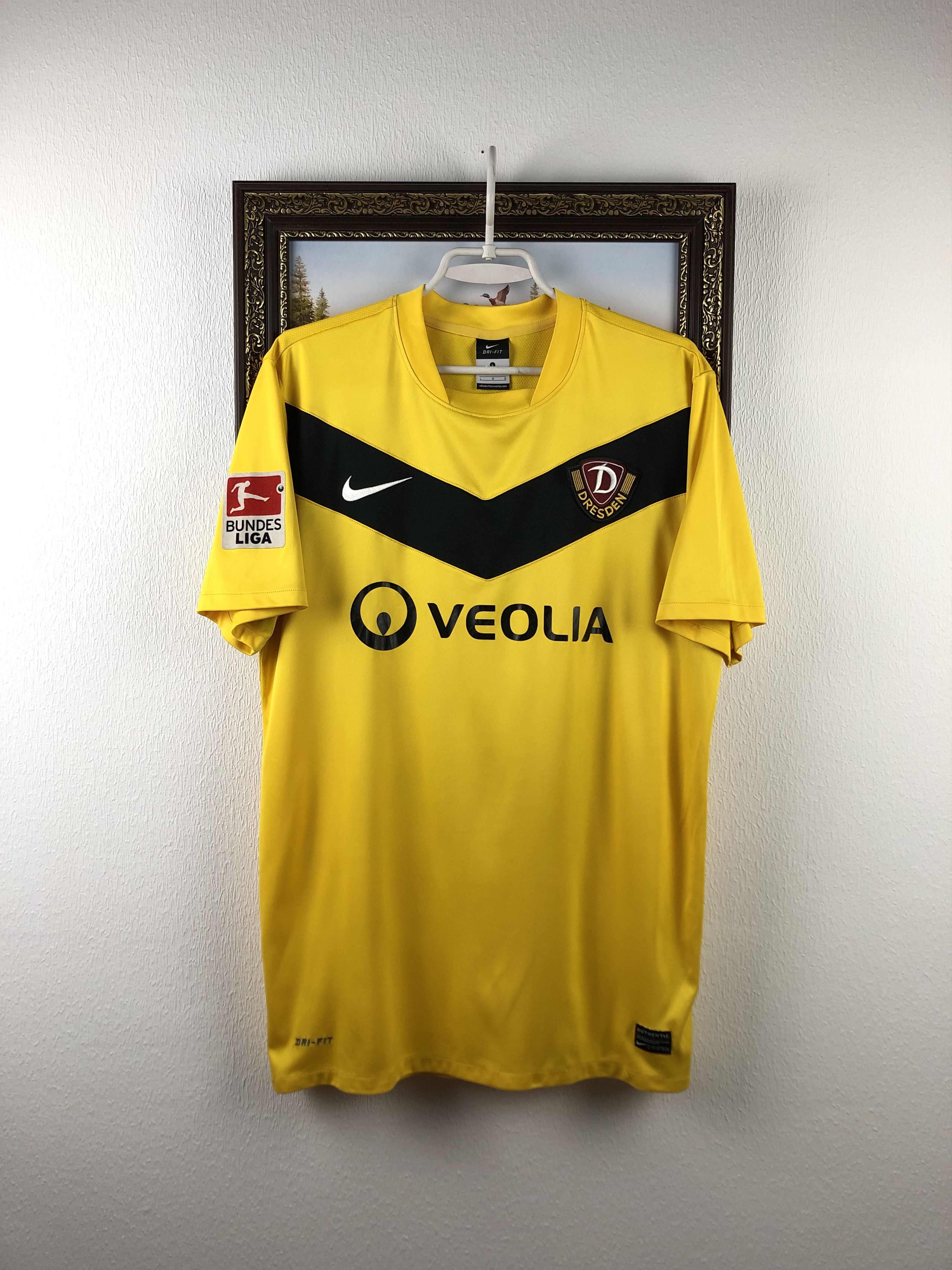 Nike Dynamo Dresden shirt 2011 Soccer Koch Jersey Player Issue Size US L / EU 52-54 / 3 - 4 Thumbnail