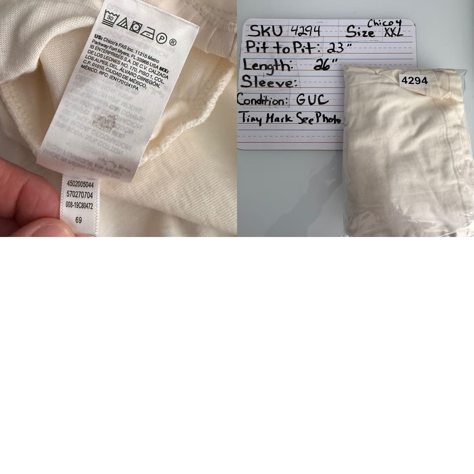 Vintage Chico's Chicos Tiered Ruffle Knit Top XXL Sleeveless Scoop Neck White Boho Coquette Gatsby 4 Hus Size XXL / US 16-18 / IT 52-54 - 8 Thumbnail