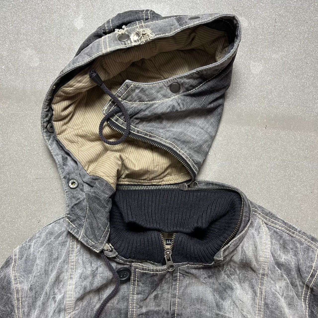 Japanese Brand Blue5 Japanese Brand Zip-off Hooded Jacket Size US L / EU 52-54 / 3 - 4 Thumbnail