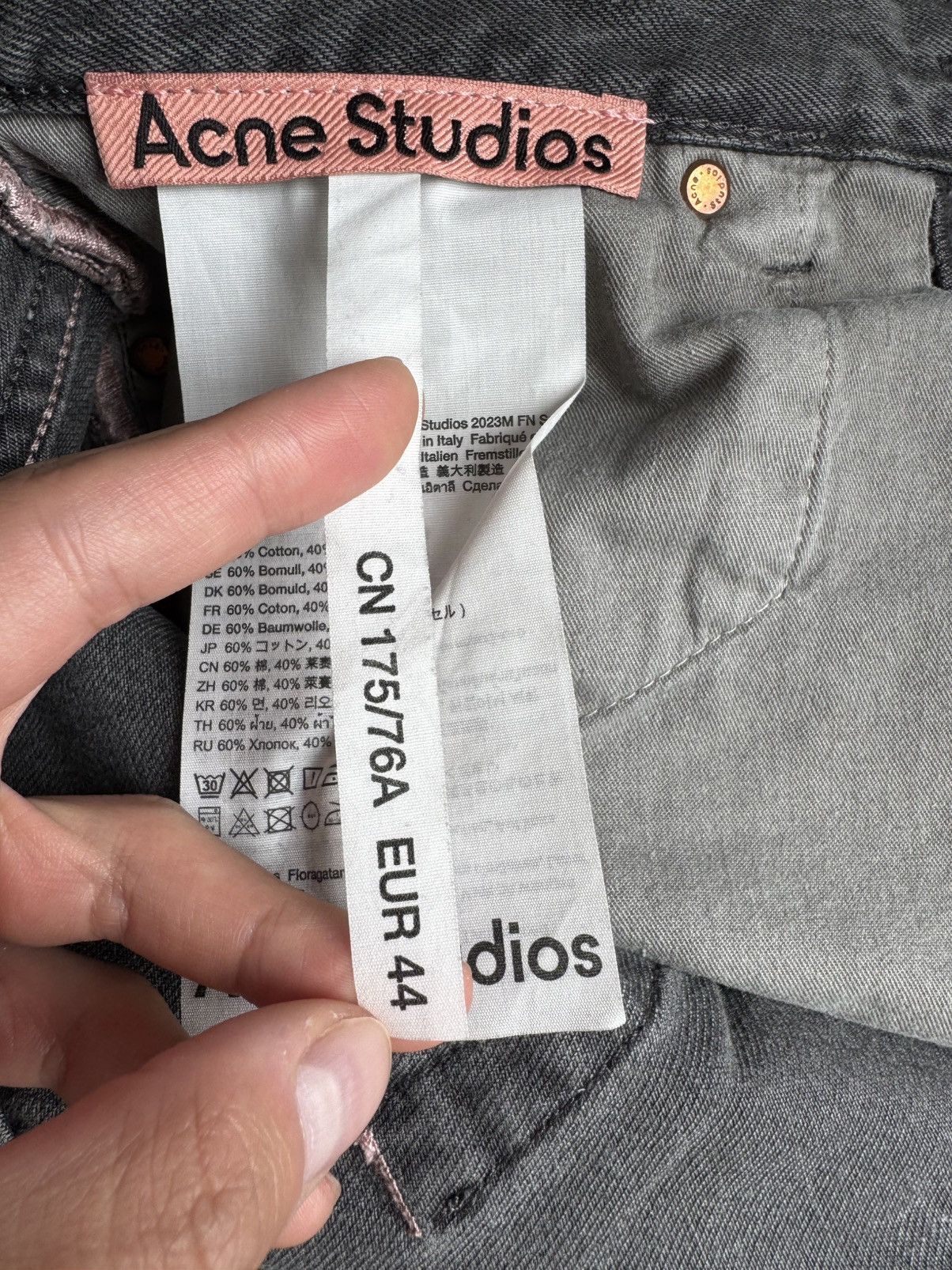Acne Studios 2023M Saxon Size US 29 - 7 Thumbnail
