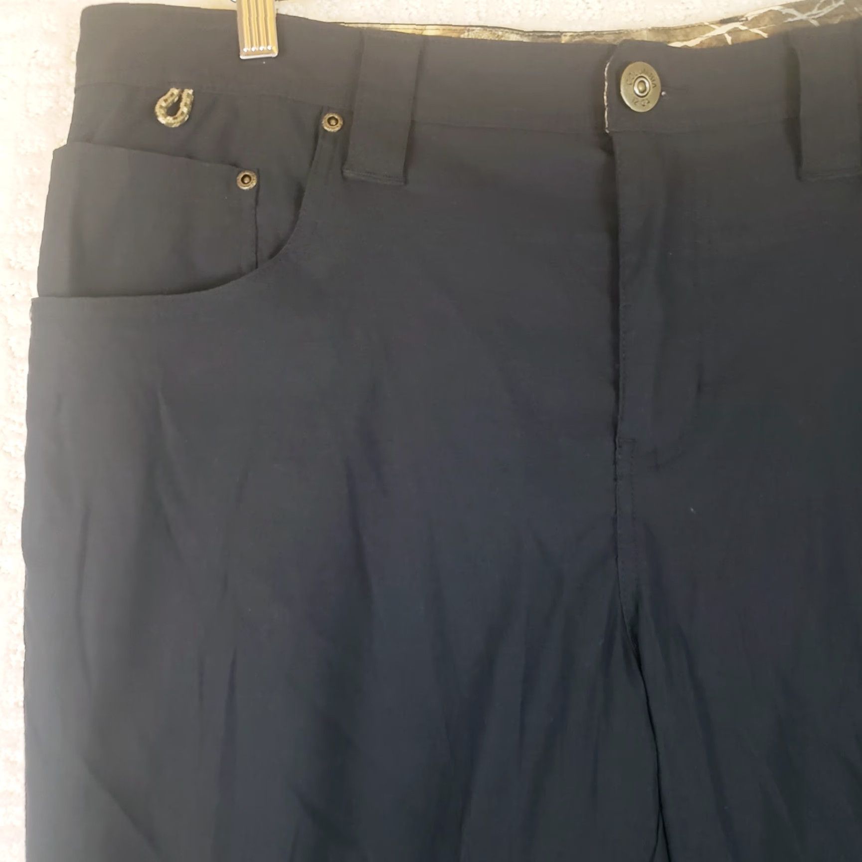Vintage Columbia PFG Pants 36X30 Black Outdoor Activewear Cargo 5-Pocket Regular Straight Mens Size US 36 / EU 52 - 3 Thumbnail