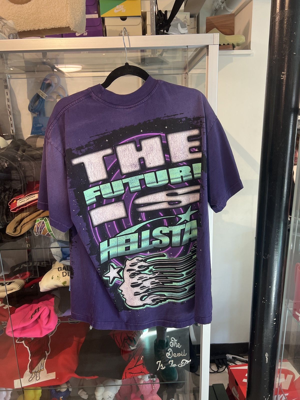 HELLSTAR Hellstar Goggles Shirt Purple Large Size US L / EU 52-54 / 3 - 2 Thumbnail