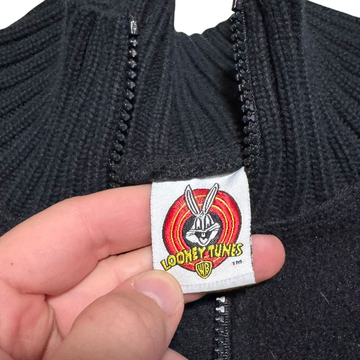 Vintage Looney Tunes Tweety Embroidered Fleece Zip Sweatshirt XL Size US XL / EU 56 / 4 - 4 Thumbnail