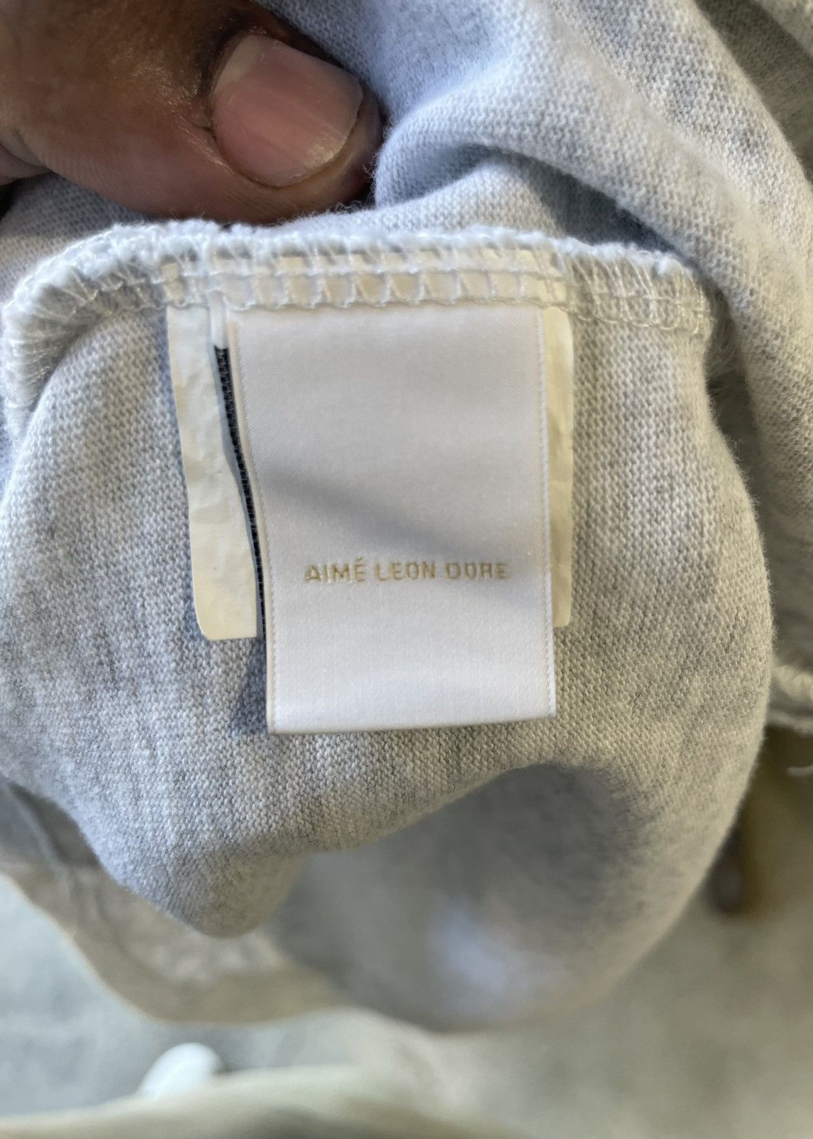 Aime Leon Dore Aime Leon Dore T-Shirt Gray Size US L / EU 52-54 / 3 - 4 Thumbnail