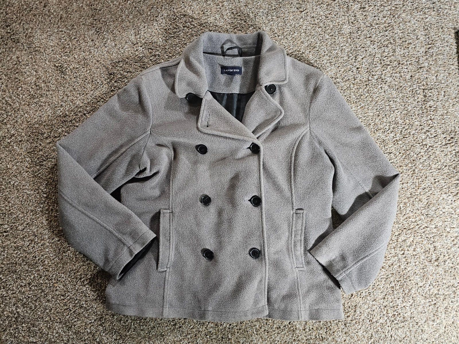 Lands' End Unisex LARGE 14-16 Lands End Coat Gray Size US L / EU 52-54 / 3 - 1 Thumbnail