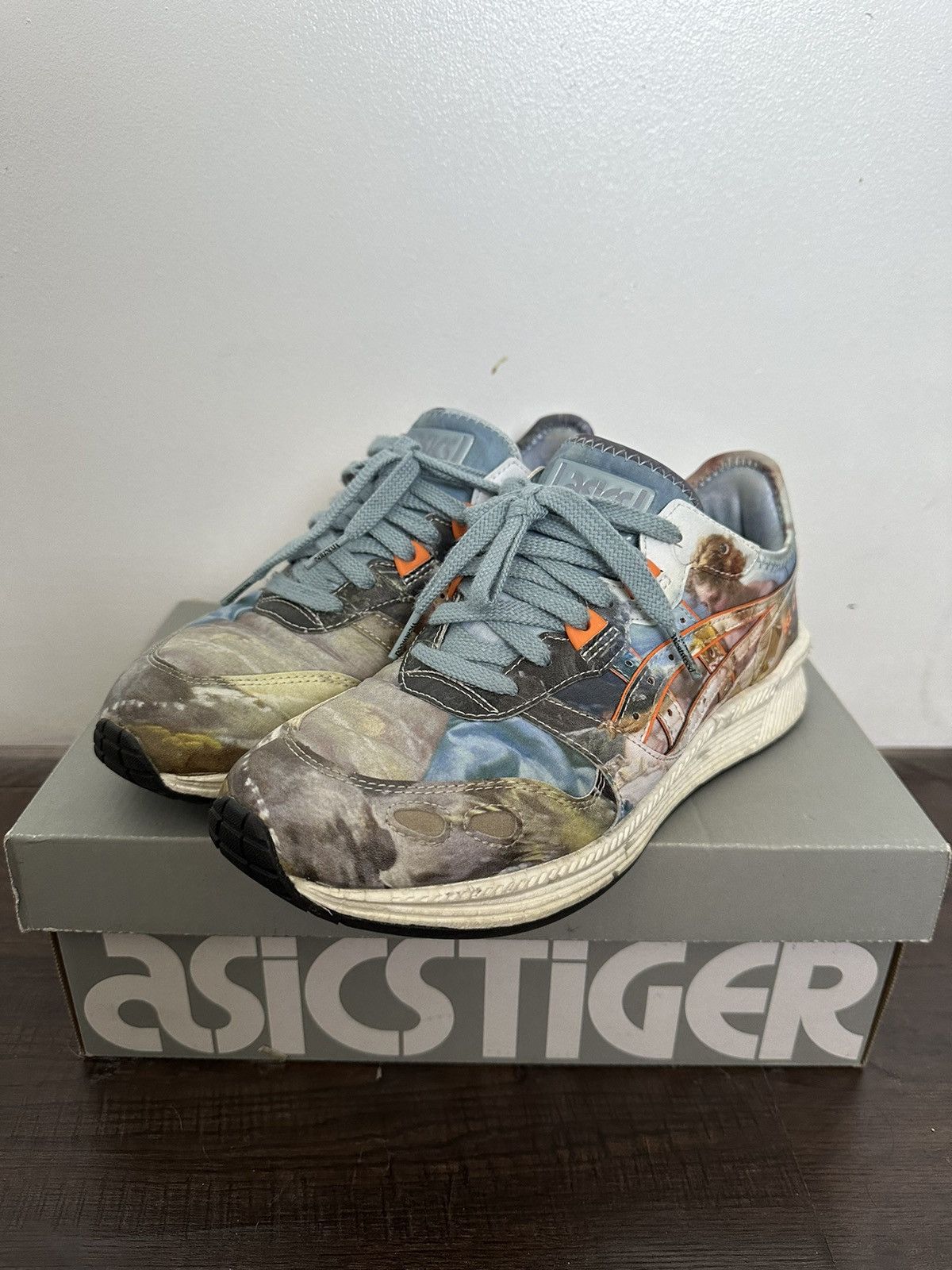 image of Asics x Vivienne Westwood Hyper Gel-Lyte Shoes in Blue, Men's (Size 9)