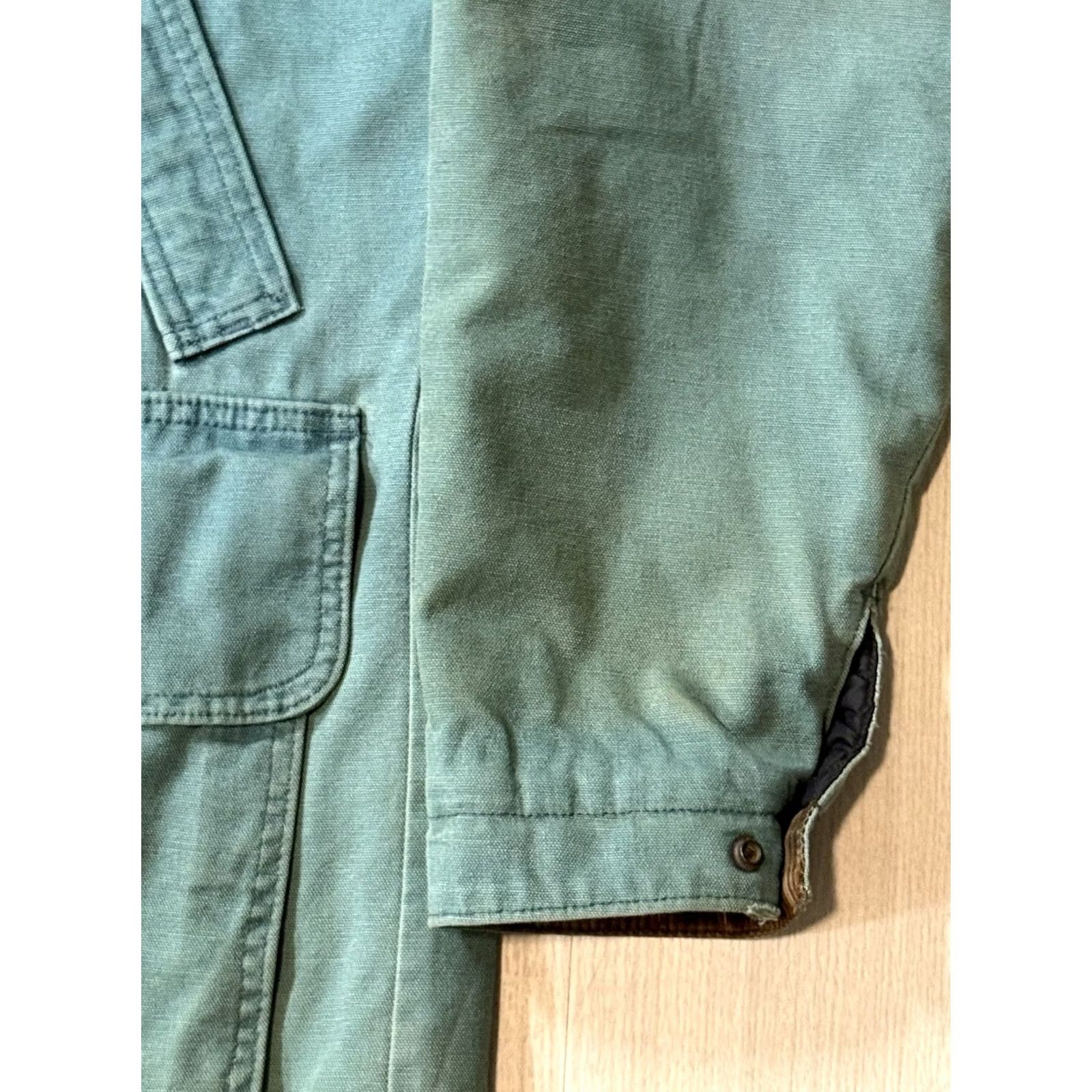 Vintage VINTAGE Woolrich Jacket Medium Teal Canvas Barn Chore Coat Utility Field USA 60s Woolrich USA Outdoors 60s Mens Size US M / EU 48-50 / 2 - 4 Thumbnail