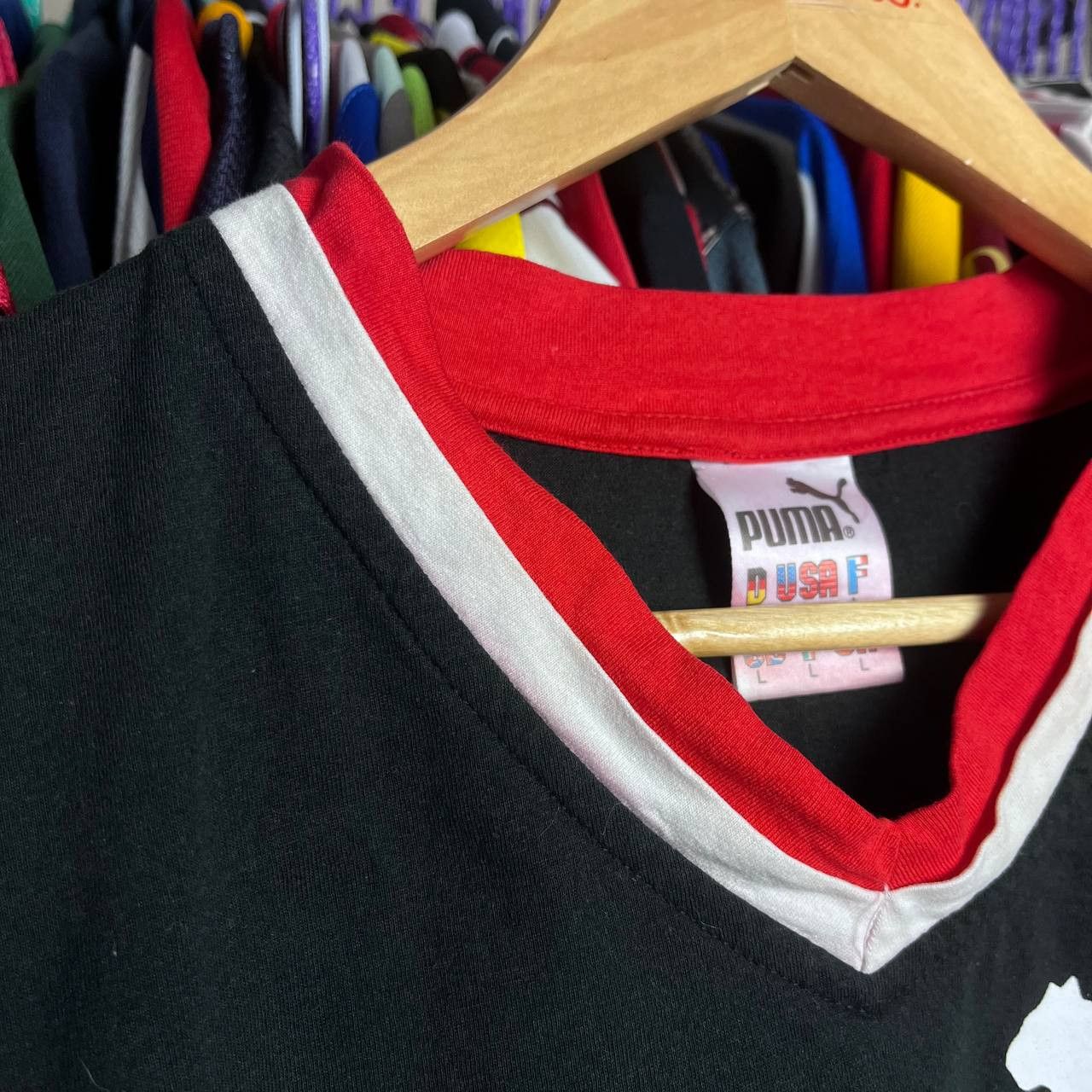 Puma Vintage 90s Puma Street Soccer Cup Tshirt Retro Football Size US L / EU 52-54 / 3 - 9 Thumbnail
