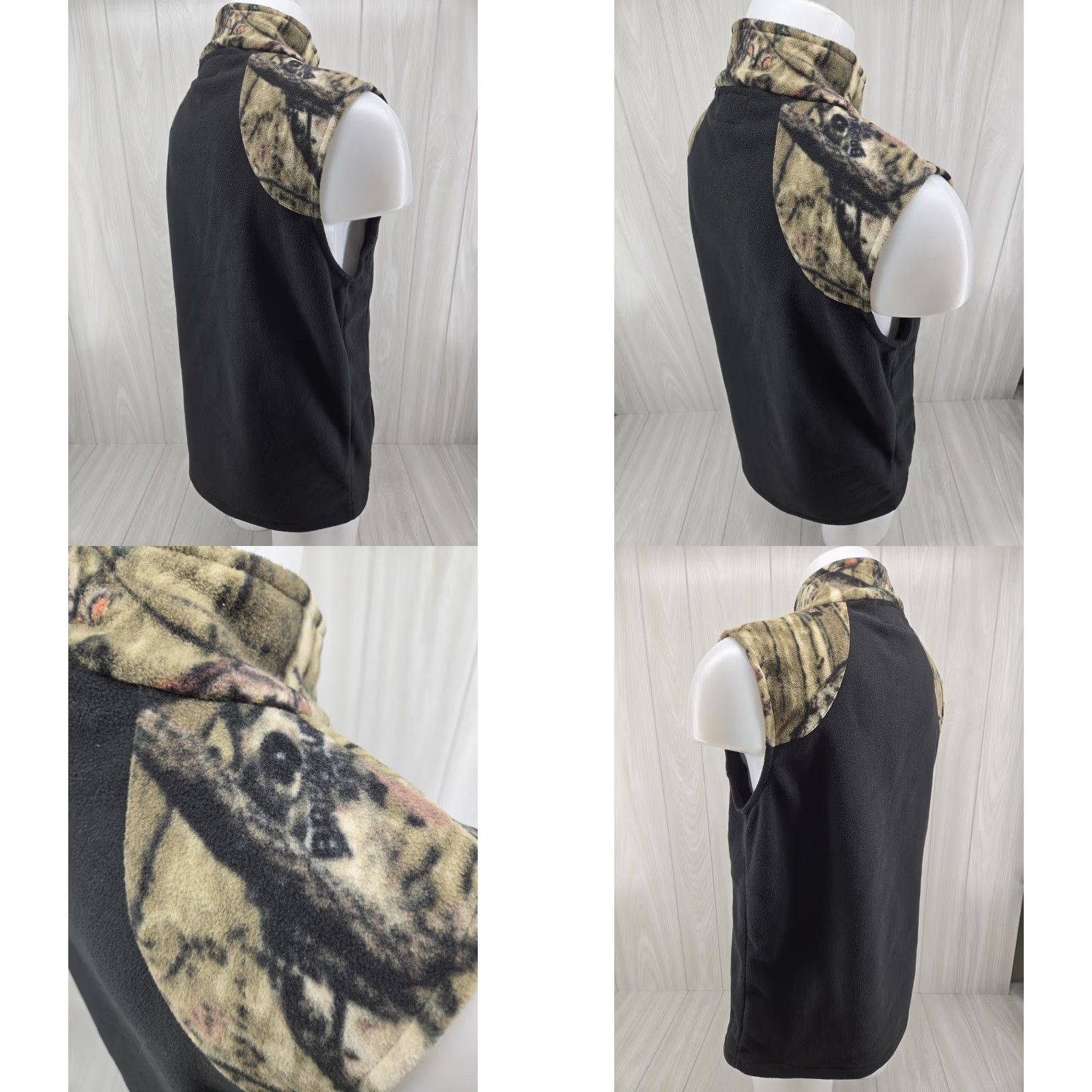 Vintage Browning Fleece Vest Men’s Medium Outdoors Hunting Black Camo Vest Mens Size US M / EU 48-50 / 2 - 8 Thumbnail
