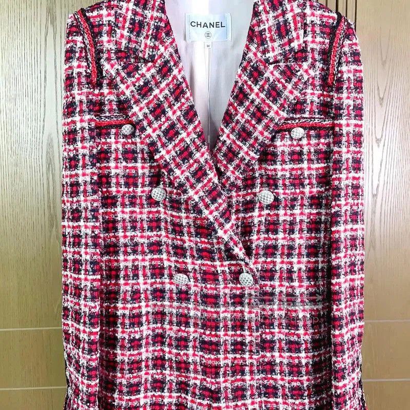 Chanel Chanel Color Block Wool Blend Women's Jacket . Size S / US 4 / IT 40 - 3 Thumbnail