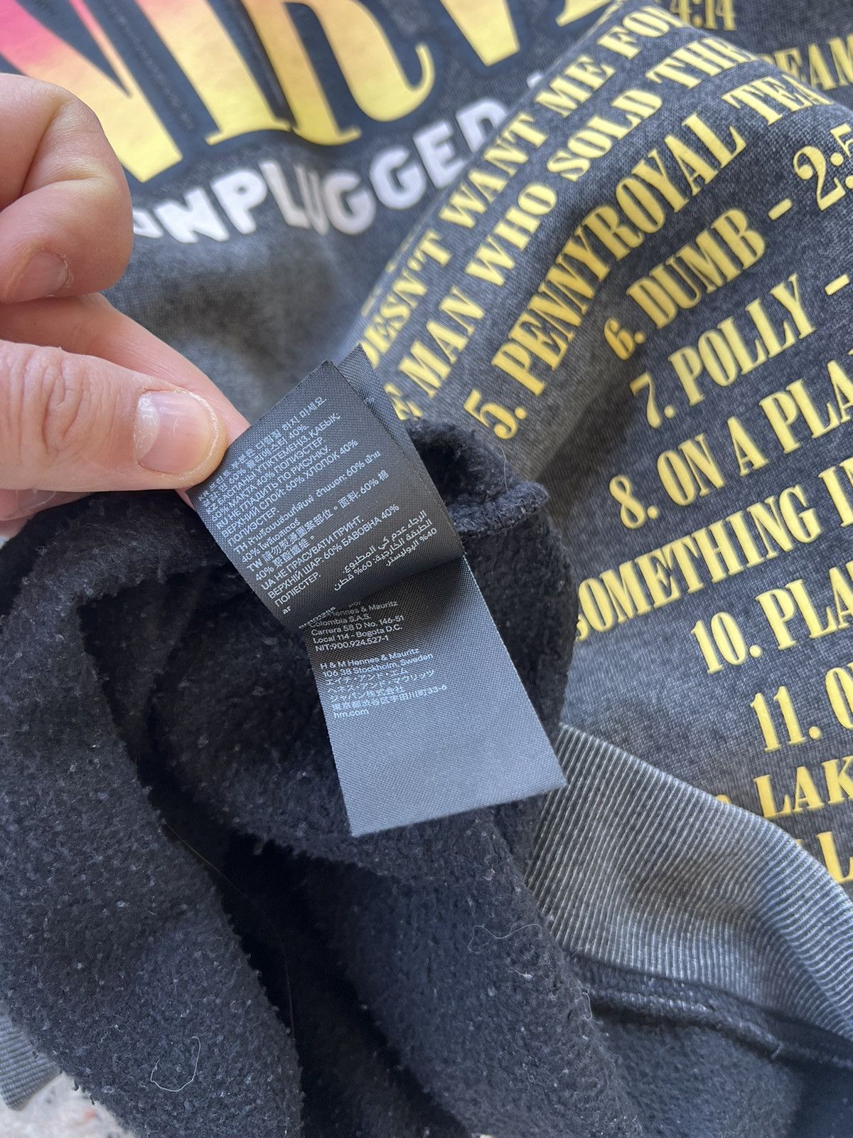 Band Tees Nirvana Unplugged In New York Sweatshirt Size US L / EU 52-54 / 3 - 8 Thumbnail