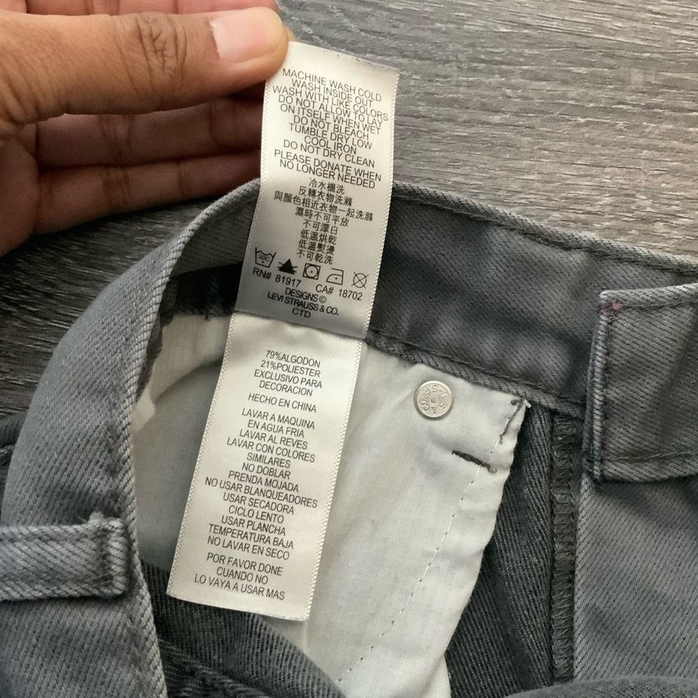 Levi's Levi's 511 Slim Gray Jeans Mens 18 Regular Size 28 - USED Size US 28 / EU 44 - 6 Thumbnail
