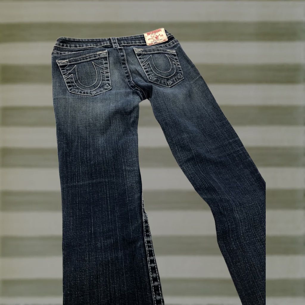 True Religion True Religion Jeans Johnny RN# 112790 CA# 30427 Size 30x29 Stretch Womens Jeans Fashion Blue 5-Pocket Regular Fit World Tour Jeans Size 27" / US 4 / IT 40 - 1 Thumbnail