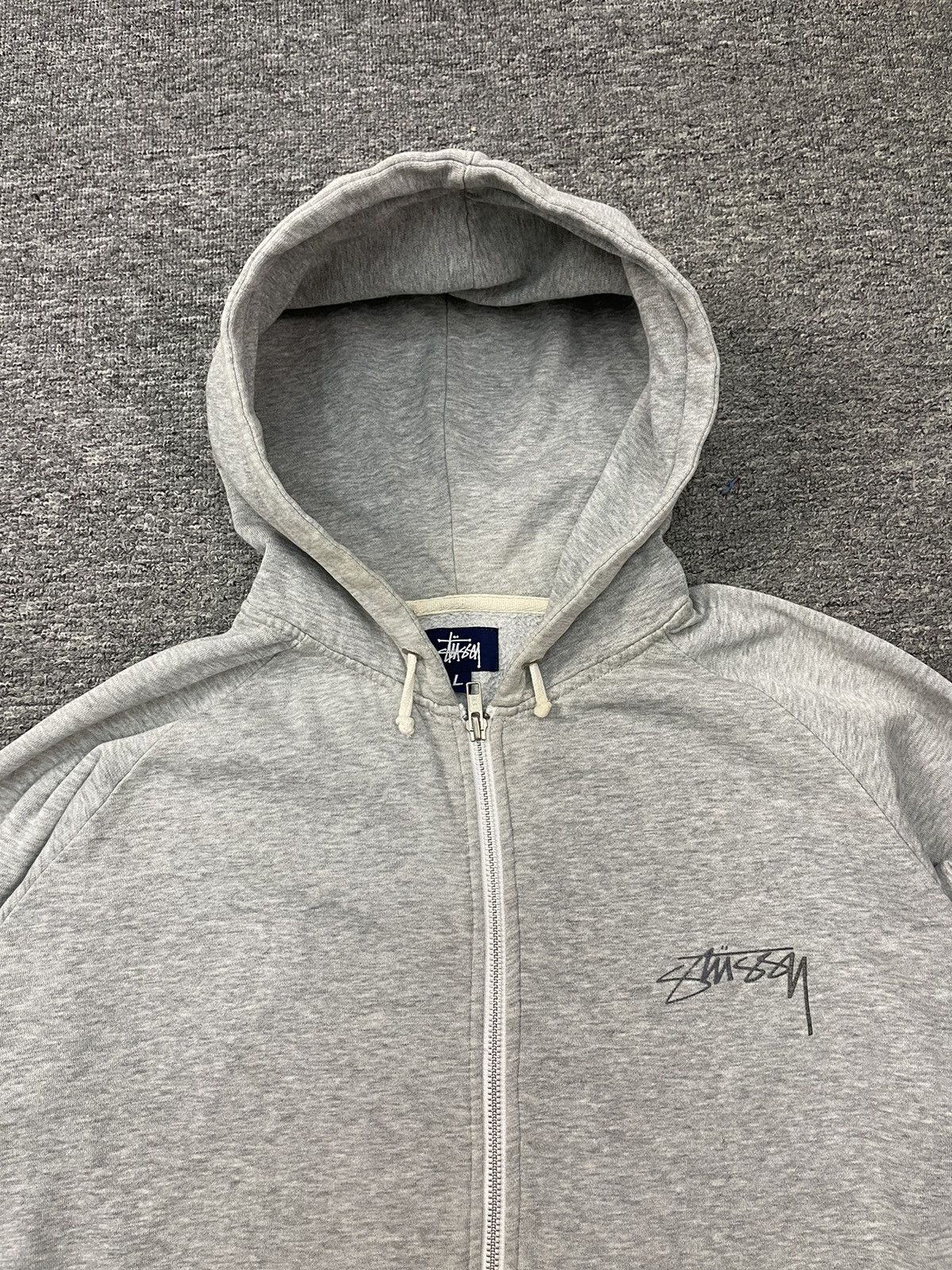Stussy Vintage Stussy Zipper Hoodie Sweatshirt Y2K Size US L / EU 52-54 / 3 - 5 Thumbnail