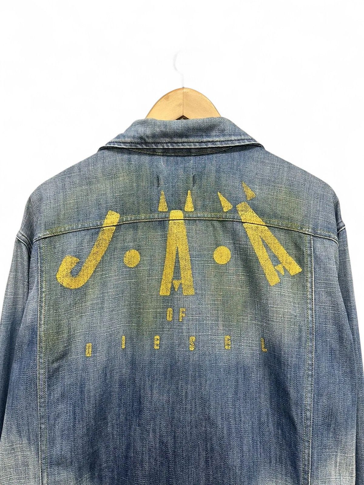 14th Addiction Diesel Denim Oversized Jacket Vintage Y2K Streetwear Style Size US M / EU 48-50 / 2 - 12 Thumbnail