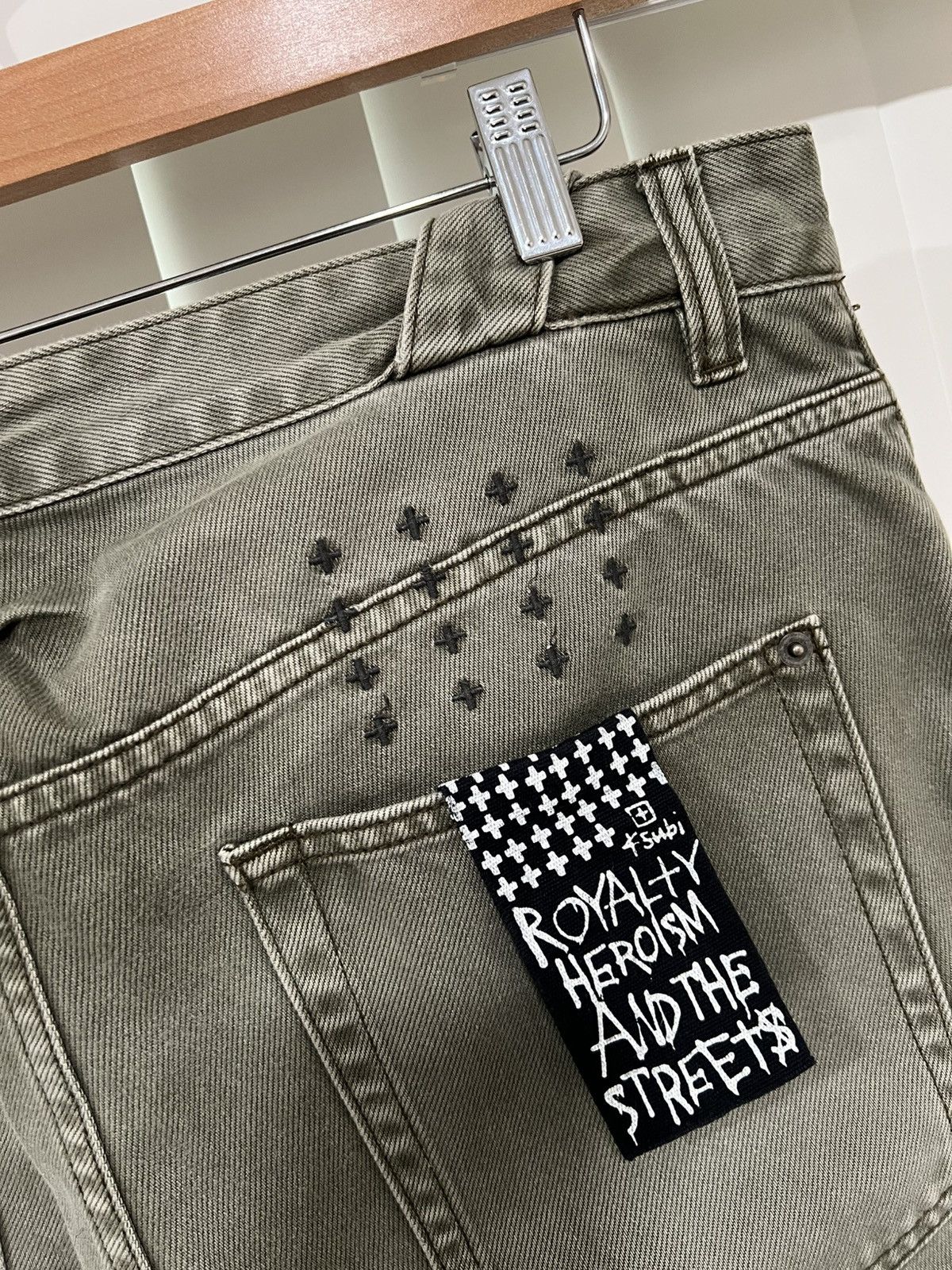 Ksubi Ksubi Chitch Denim Faded Green Size US 34 / EU 50 - 8 Thumbnail