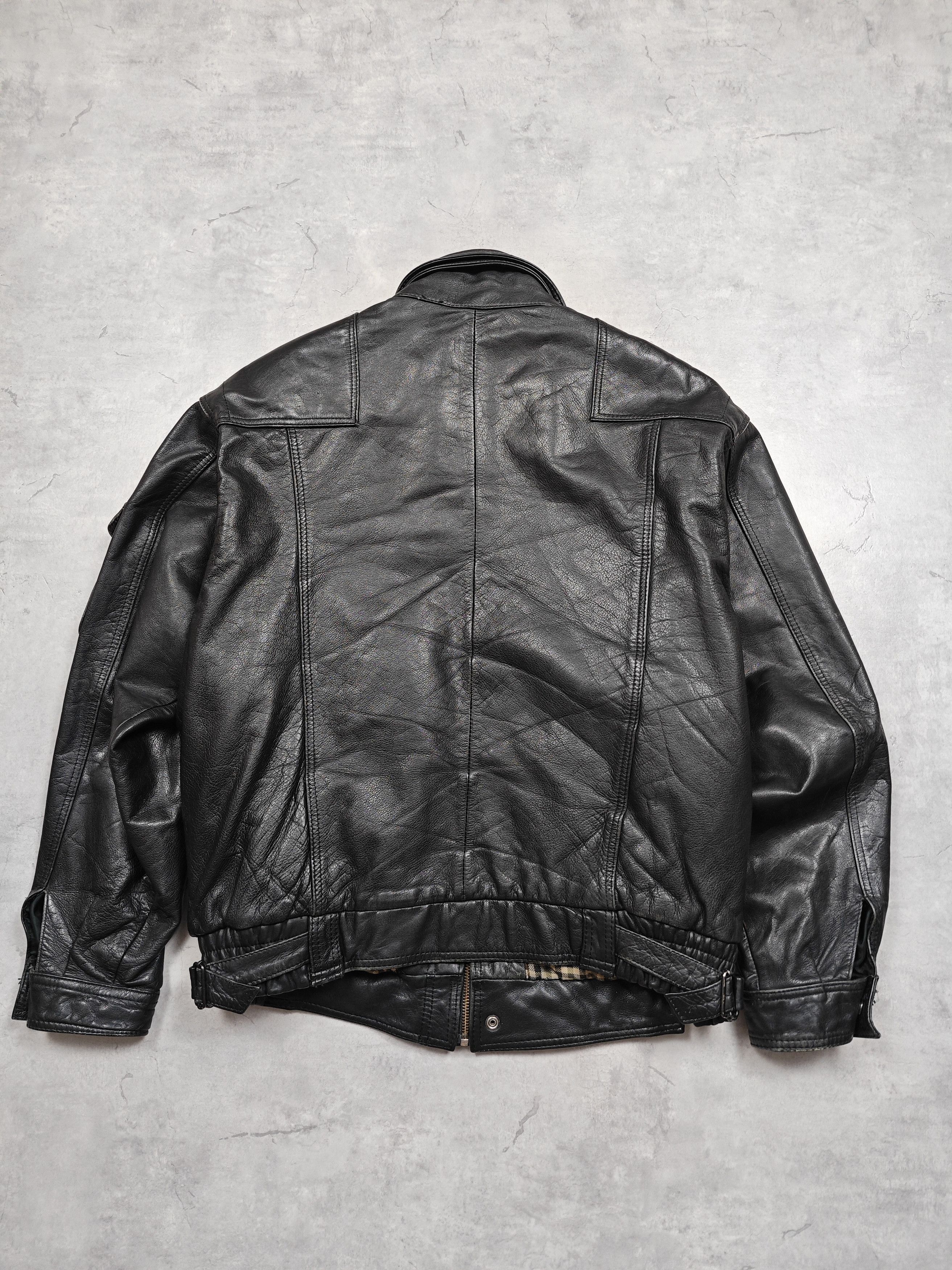 Angelo Litrico Angelo Litrico Vintage Leather Jacket Size US XL / EU 56 / 4 - 9 Thumbnail