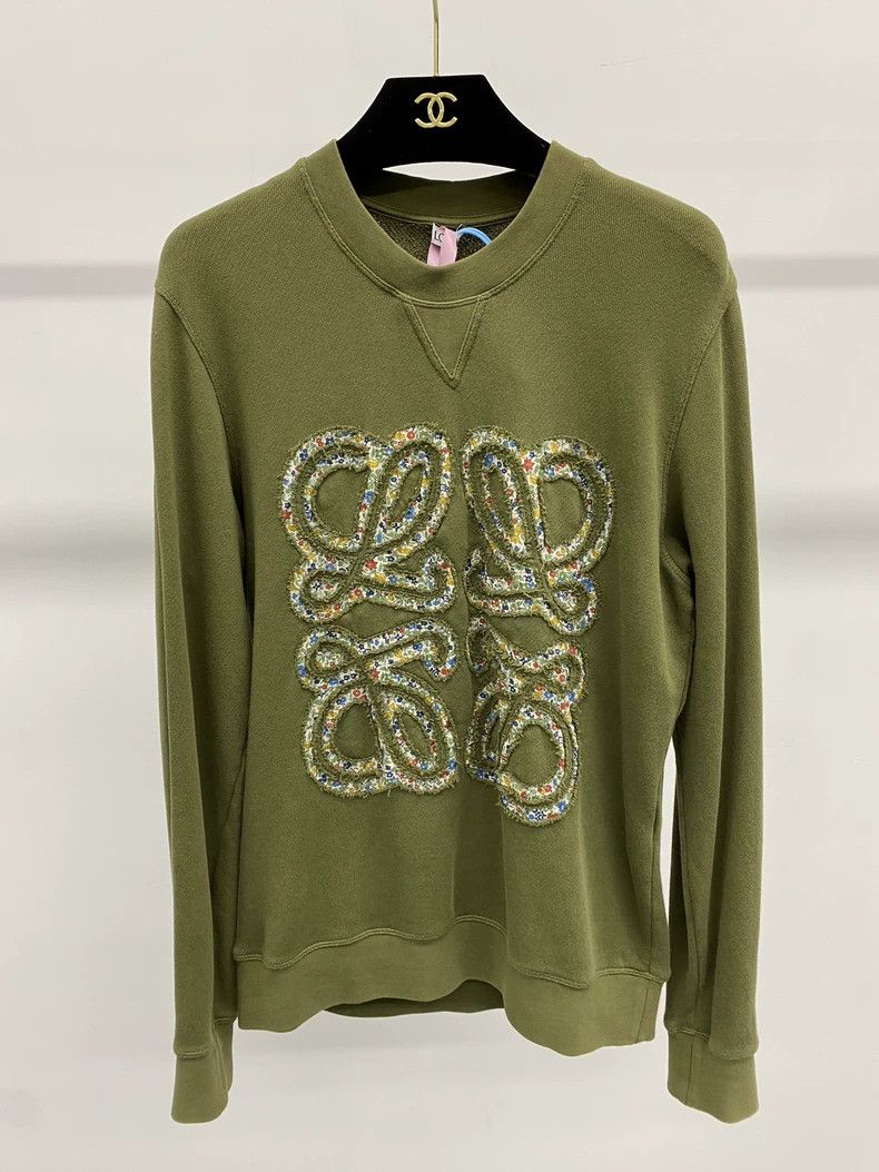 Loewe Loewe Logo Floral Crewneck Sweatshirt XS Size US XS / EU 42 / 0 - 1 Thumbnail