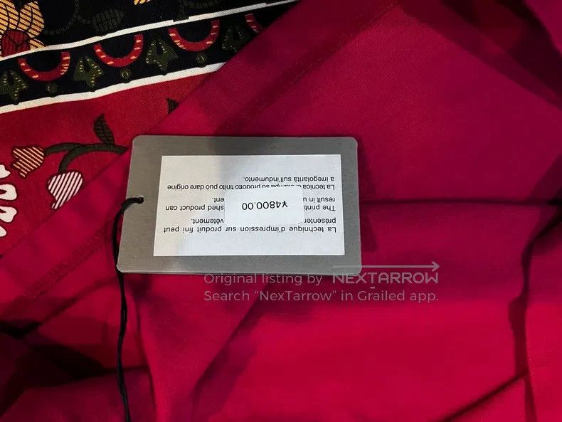 Balenciaga Balenciaga Burgundy short-sleeve T-shirt Size US S / EU 44-46 / 1 - 8 Thumbnail