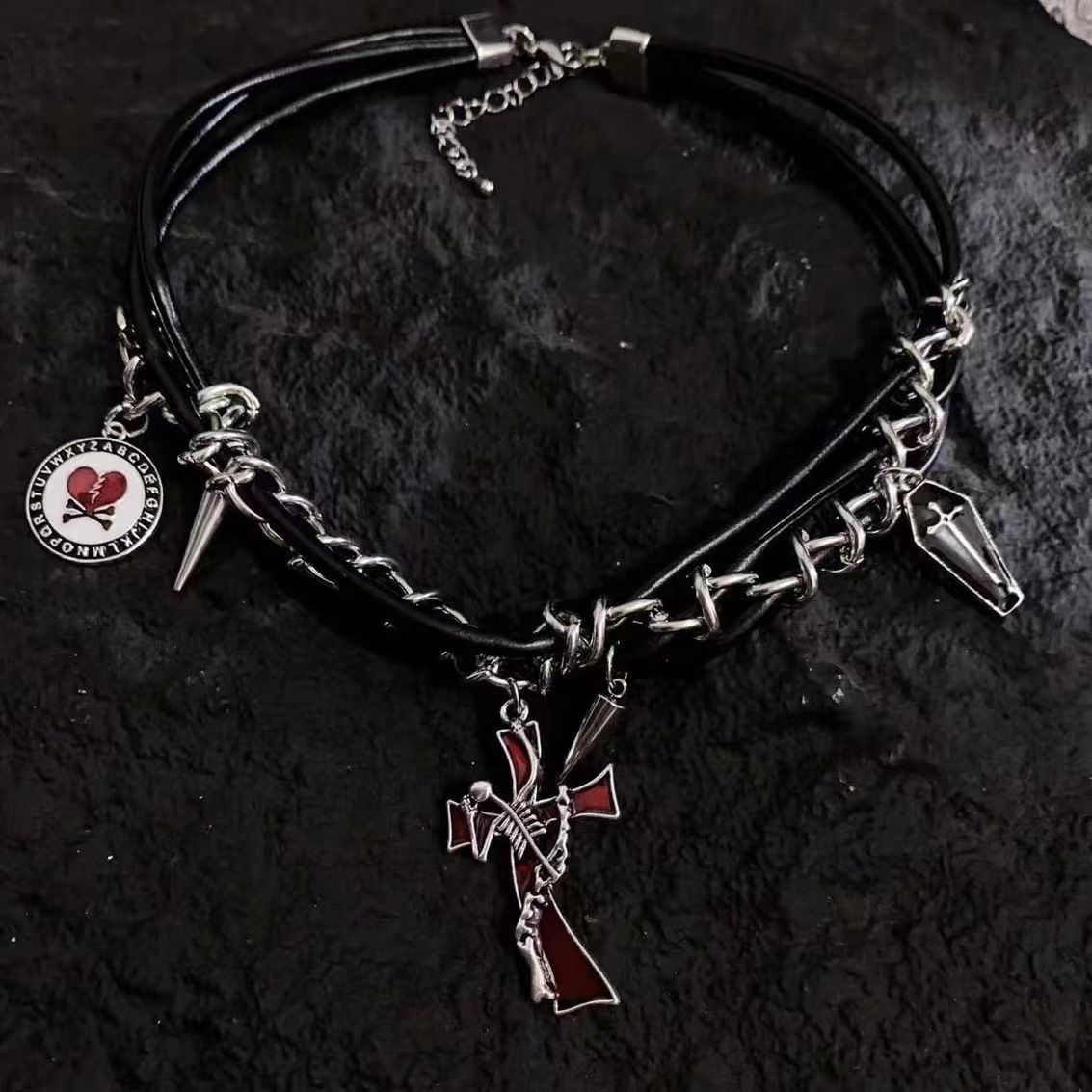 Japanese Brand × Jewelry Retro punk necklace Size ONE SIZE - 2 Thumbnail