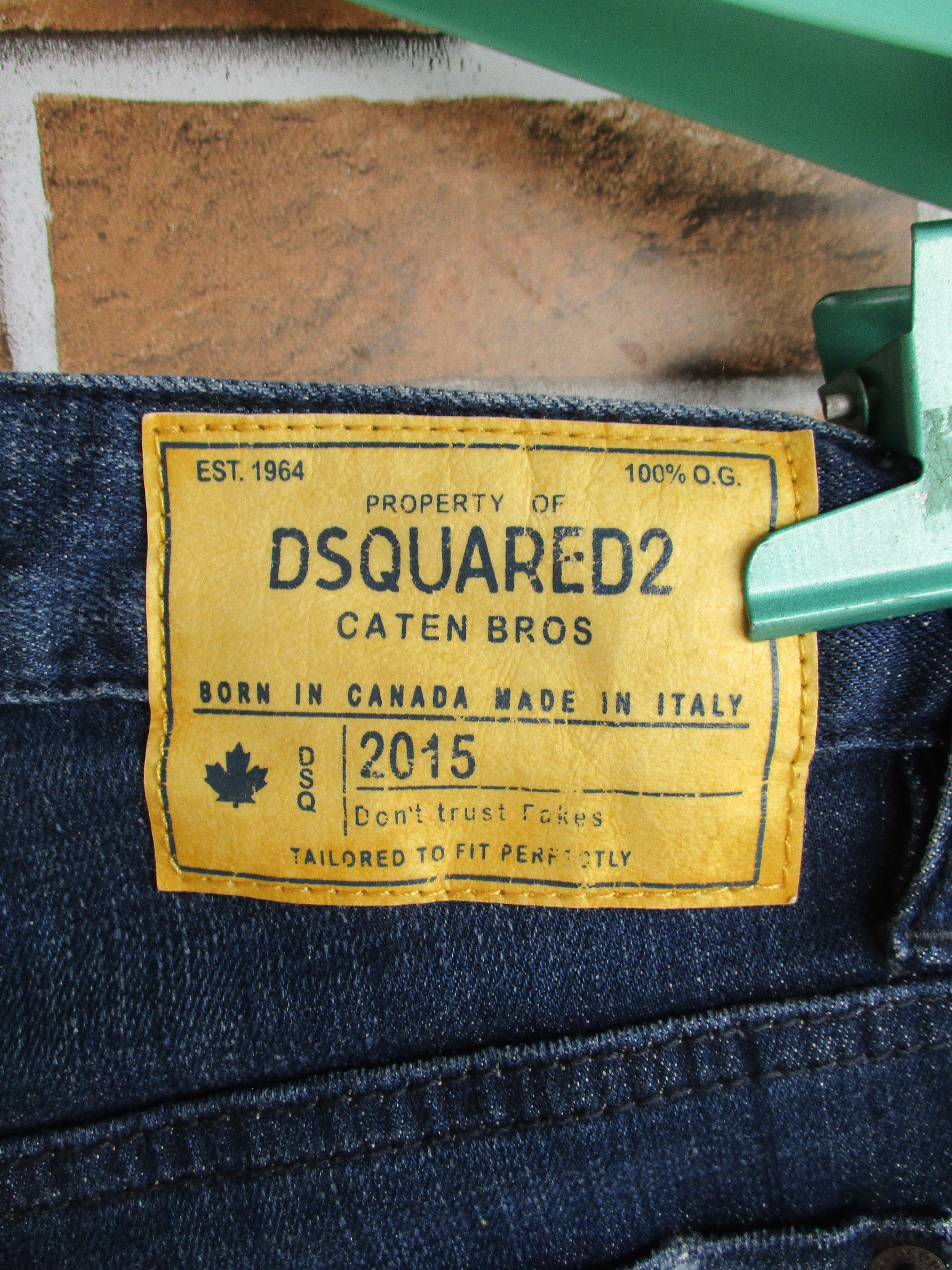 Dsquared2 2015 Medium Waist Skinny Jeans Distressed Zipper Leg Size 26" / US 2 / IT 38 - 12 Thumbnail