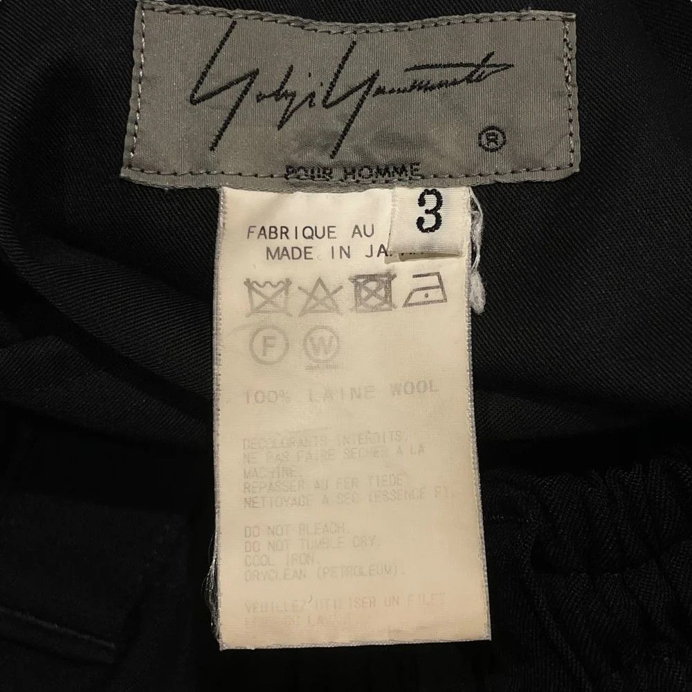 Yohji Yamamoto Yohji Yamamoto pour homme/18SS HW-P97-100 Slacks Size US 33 - 6 Thumbnail