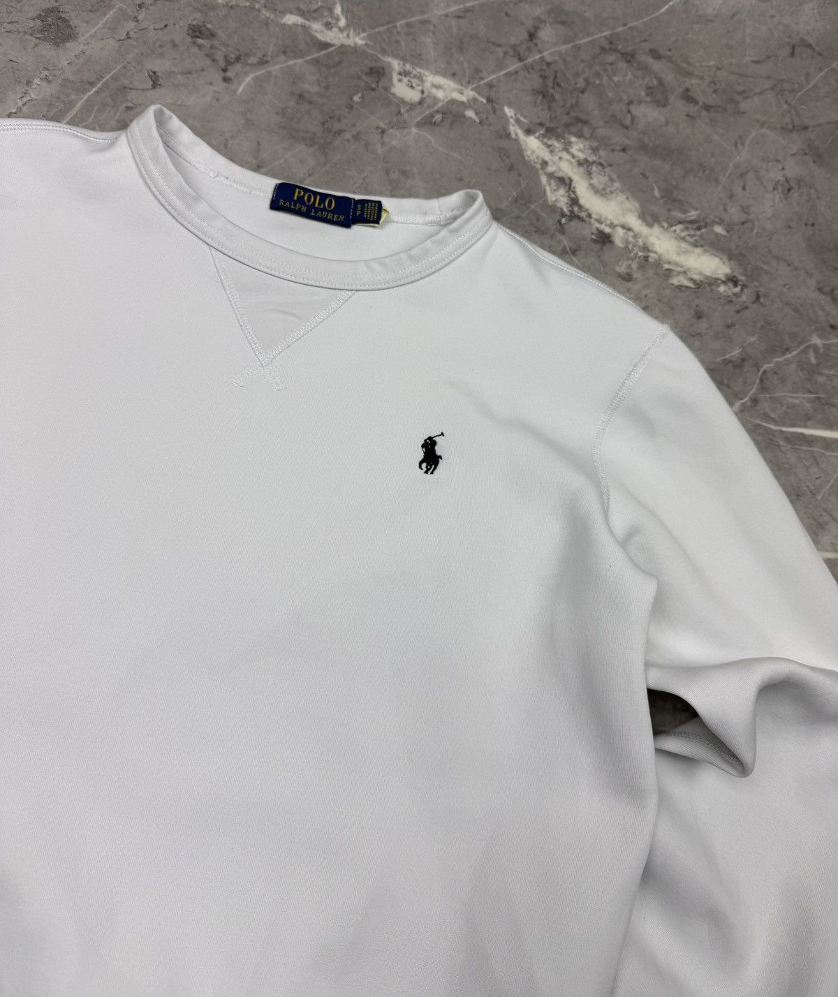 Polo Ralph Lauren Ralph Lauren Sweater White | Vintage Crewneck | Size S Size US S / EU 44-46 / 1 - 2 Thumbnail