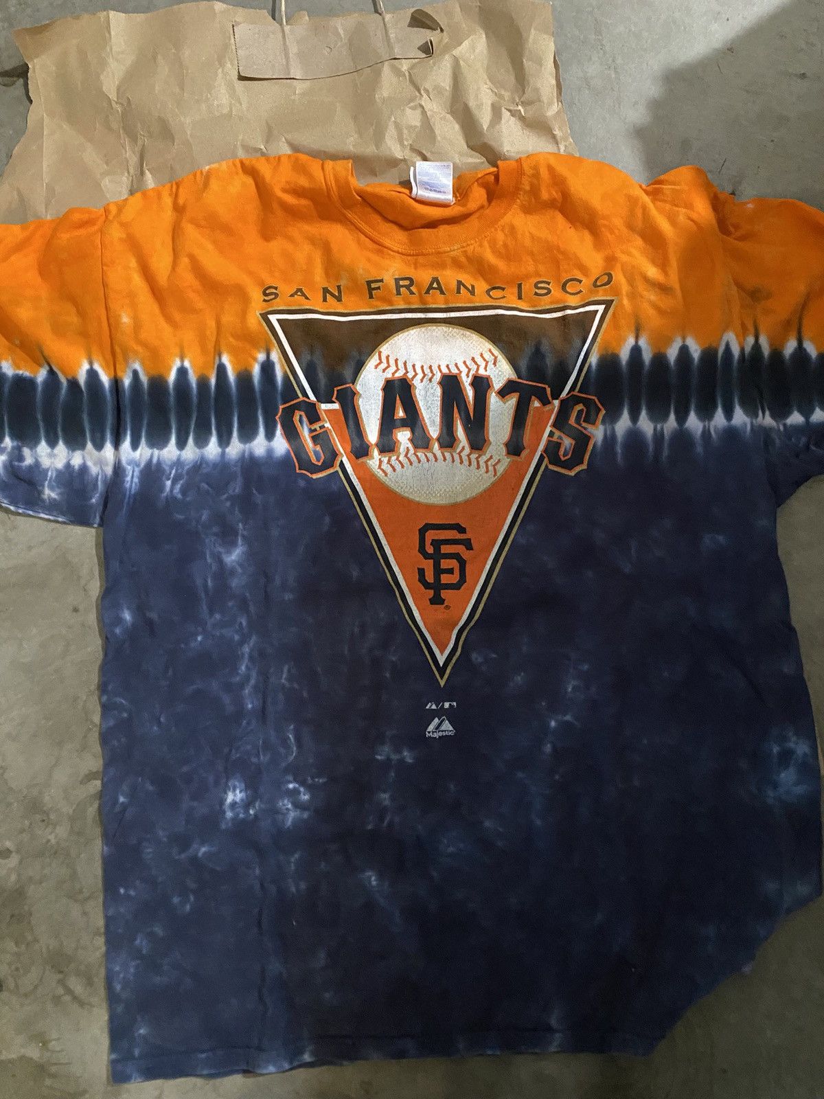 Vintage Vintage San Francisco Giants Baseball Tie Dye Tee Size US XXL / EU 58 / 5 - 1 Thumbnail