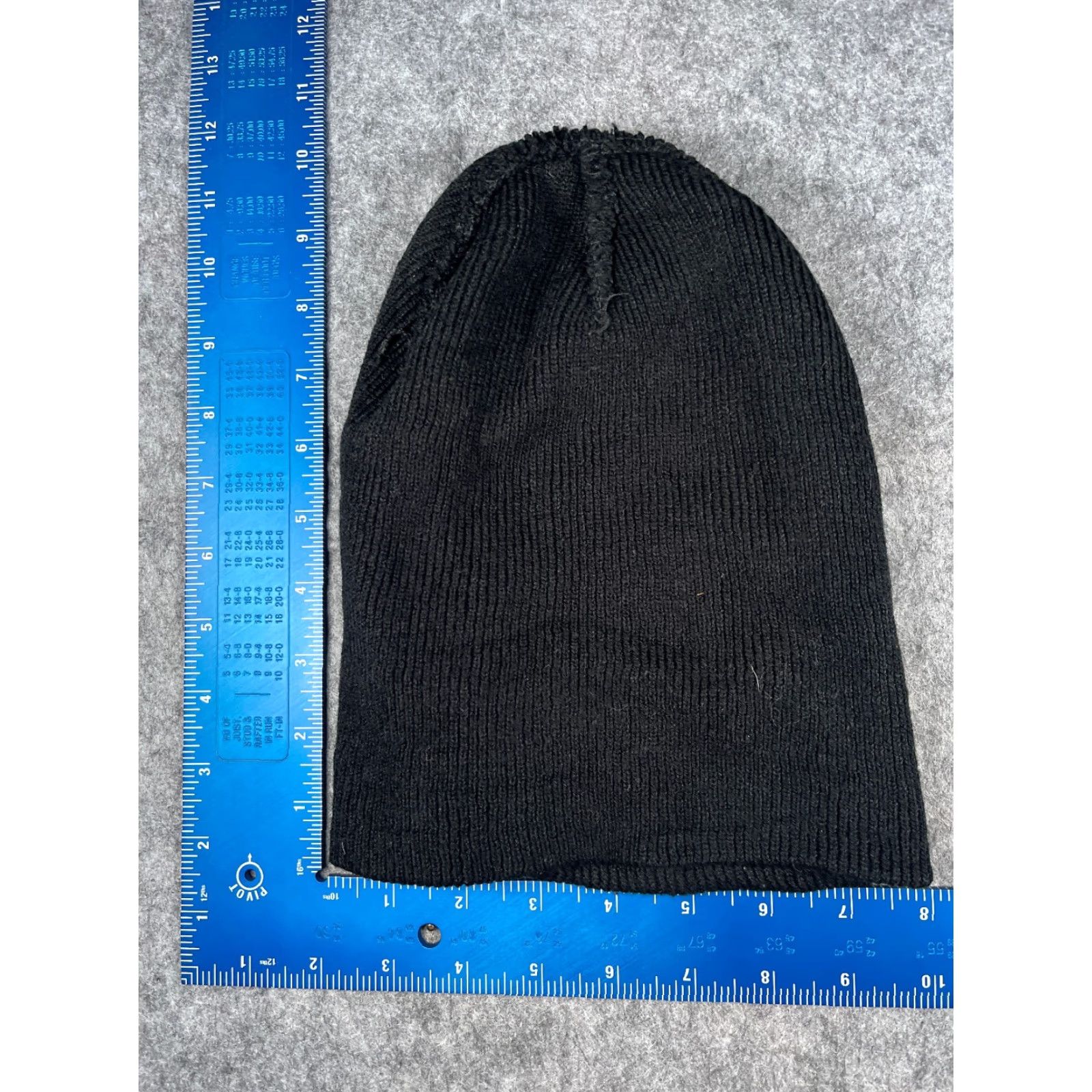 Vintage VINTAGE Monster Beanie Toque Adult One Size Black Knit 100% Acrylic Cuff Skate Ski Snow Size ONE SIZE - 6 Thumbnail