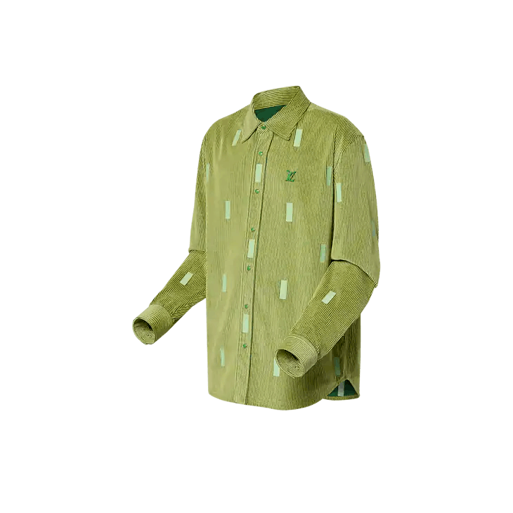 Louis Vuitton LV x Park Seo-Bo Corduroy Long-Sleeved Shirt Size US XXL / EU 58 / 5 - 2 Thumbnail