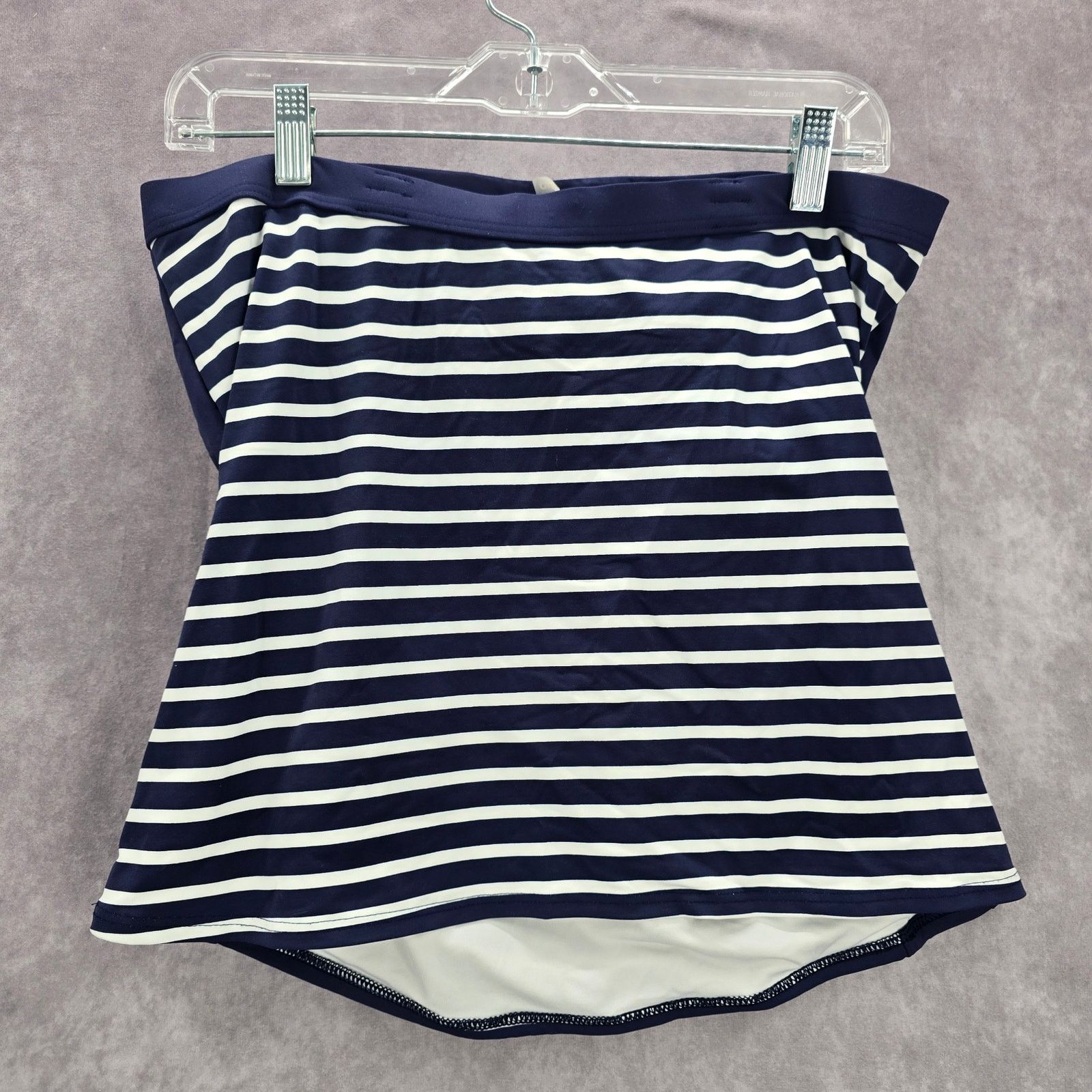 Lands' End Lands End Blue Stripe Tube Swimwear Top Medium M 10 Size M / US 6-8 / IT 42-44 - 2 Thumbnail