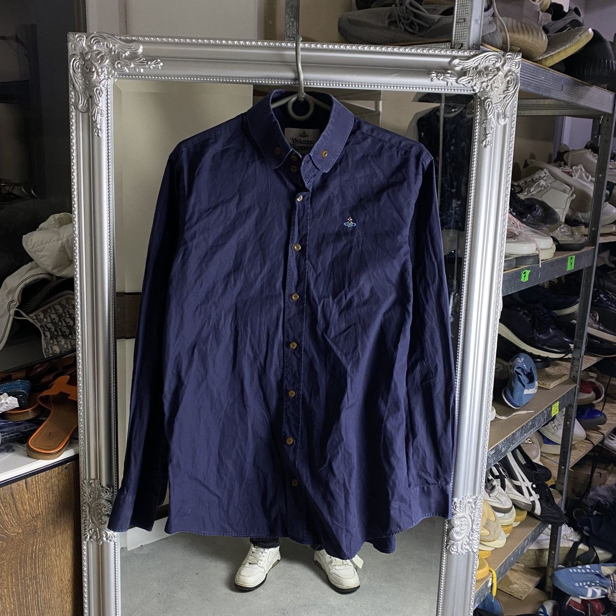 Vivienne Westwood Vivienne Westwood Shirt Button Up Long Sleeve Size US L / EU 52-54 / 3 - 1 Thumbnail
