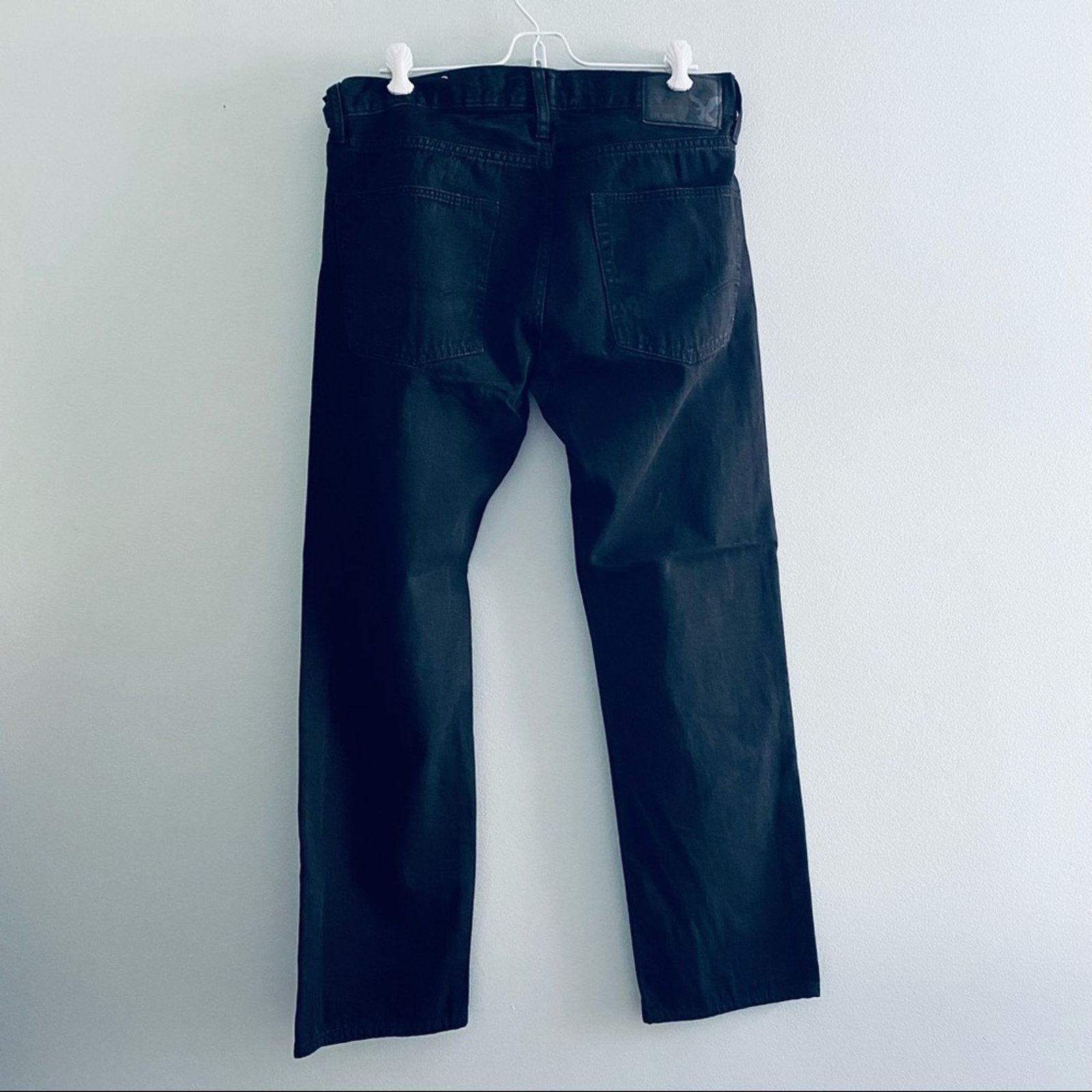 American Eagle Outfitters American Eagle black slim straight jeans Size US 31 - 3 Thumbnail