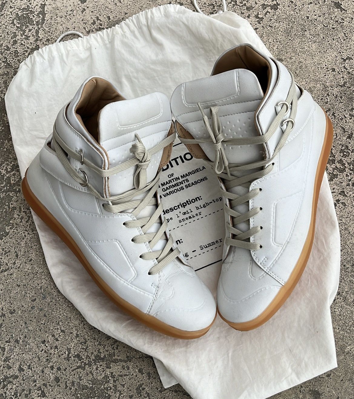 H&M × Maison Margiela Maison Margiela × H&M High-Top White Gum 2012 Size US 7.5 / EU 40-41 - 1 Thumbnail