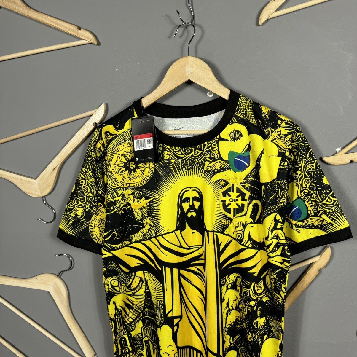 Nike Nike Brazil Jesus Blokcore Special Custom Soccer Jersey Size US M / EU 48-50 / 2 - 3 Thumbnail