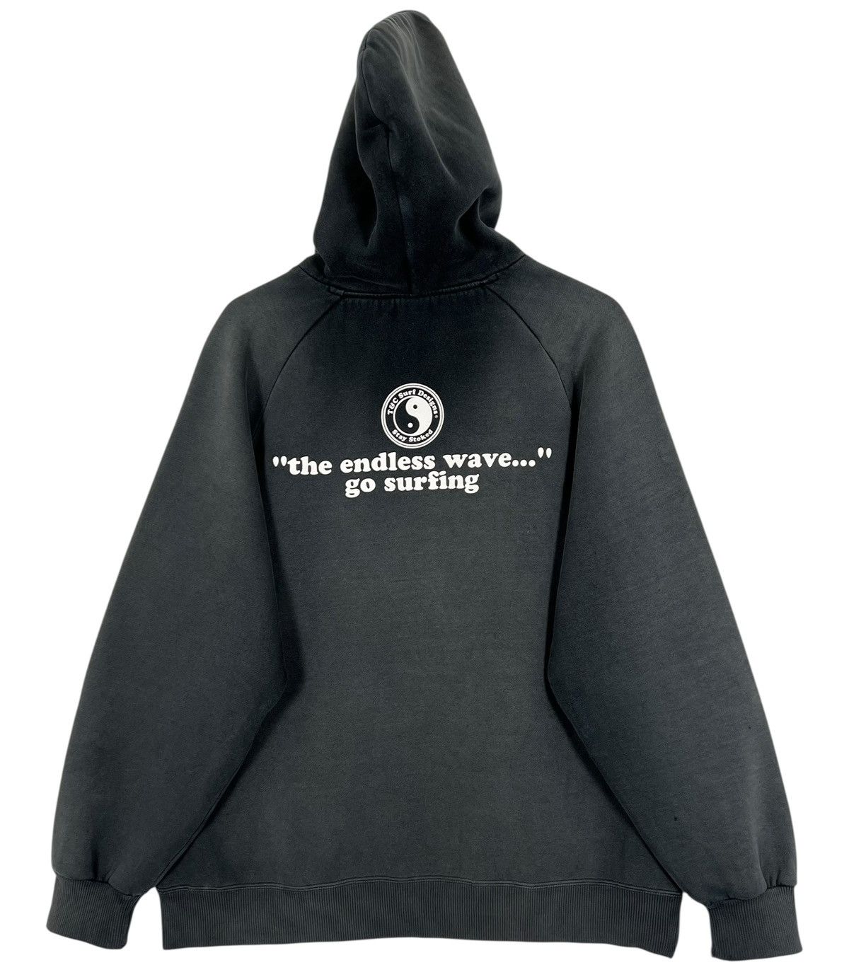 Billabong × Quiksilver × Vintage 90s Vintage Distressed Town & Country Surfin Hoodie Size US L / EU 52-54 / 3 - 2 Thumbnail