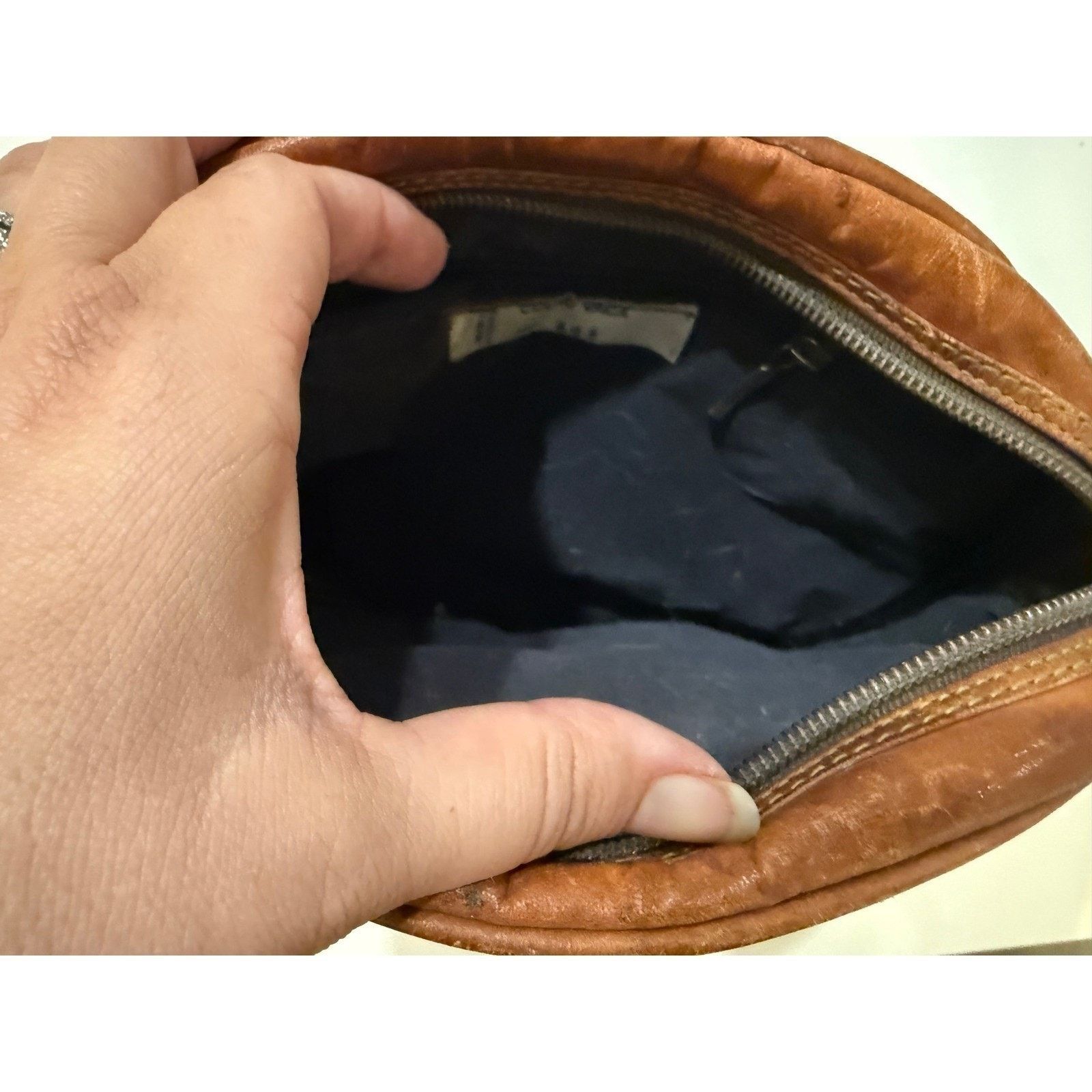 & Other Stories Vintage 70s Cuero Vega Purse Leather Snakeskin Patchwork Size ONE SIZE - 4 Thumbnail