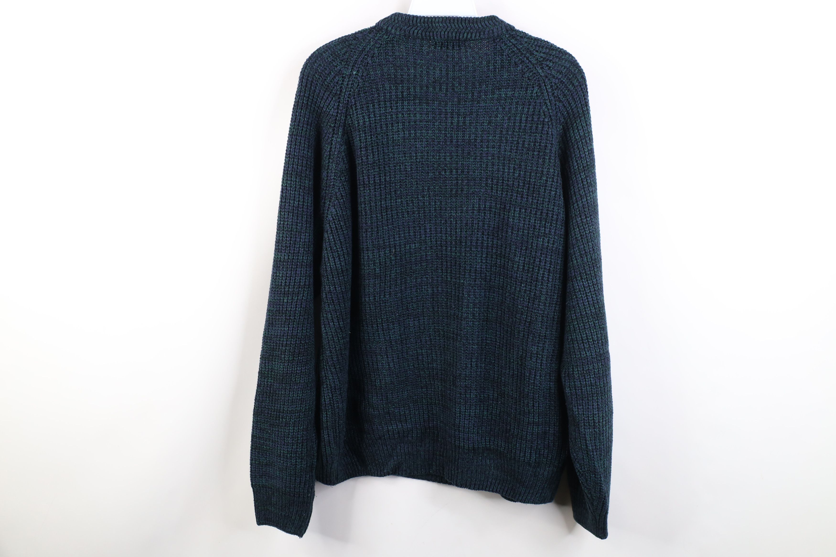 Vintage Vintage 90s Streetwear Boxy Fit Chunky Ribbed Knit Sweater Size L / US 10 / IT 46 - 7 Thumbnail