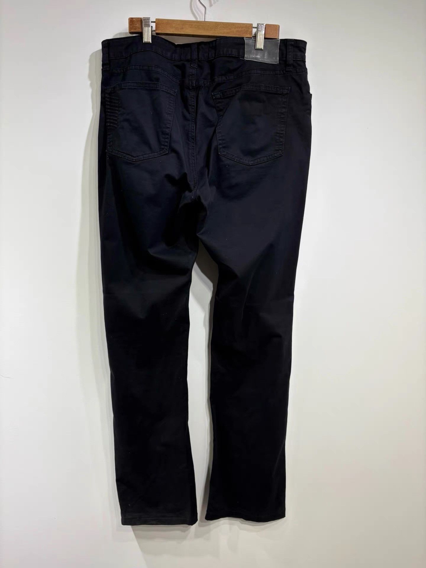 Paige PAIGE Men's Black Casual Pants K29 Size US 34 / EU 50 - 2 Thumbnail