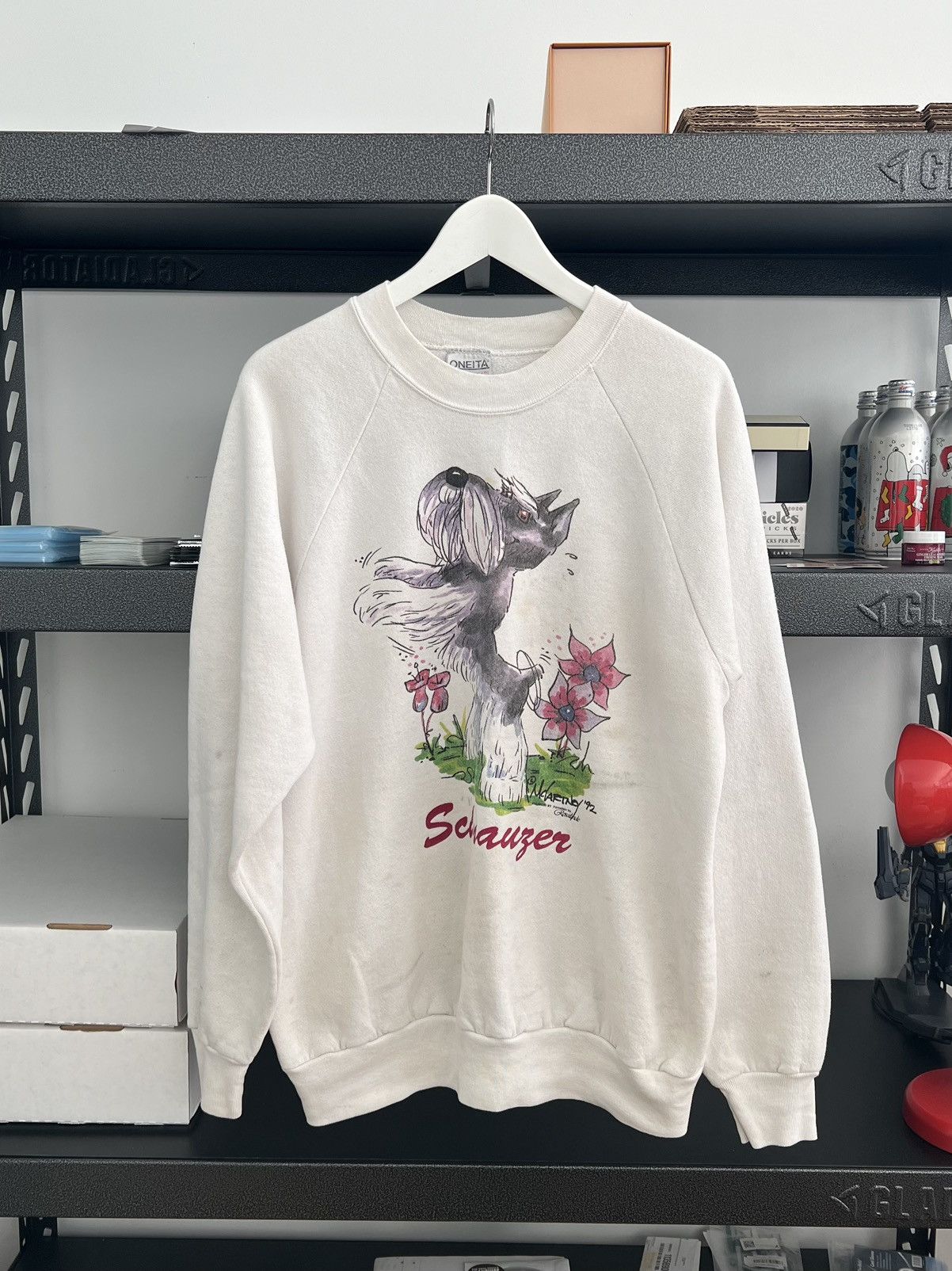 Jerzees × Vintage Schnauzer Sweatshirt vintage dogs Size US XL / EU 56 / 4 - 1 Thumbnail