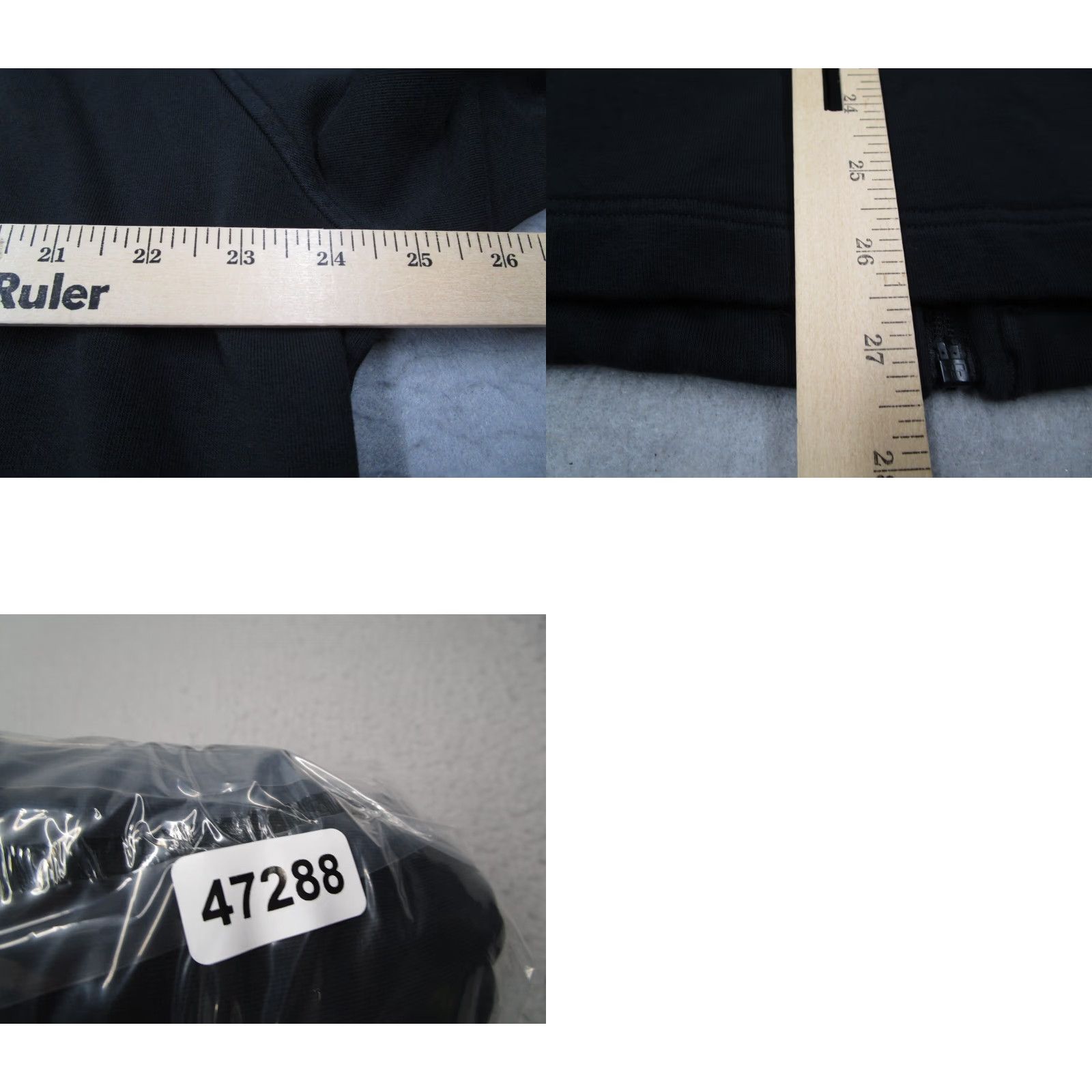 Vintage PUBLIC REC Hoodie Men XL Black Pima Cotton Full Zip with Pockets - Regular Fit - Microfiber Cotton Blend - Golf Hiking Walking - Black Size US XL / EU 56 / 4 - 8 Thumbnail